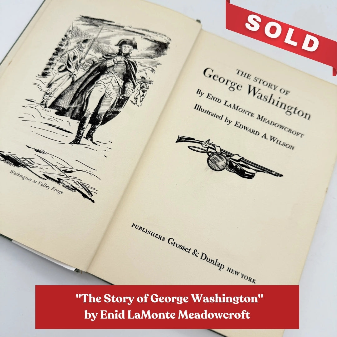 Six books about the life of George Washington from 1887 to 1953 — For young adult readers