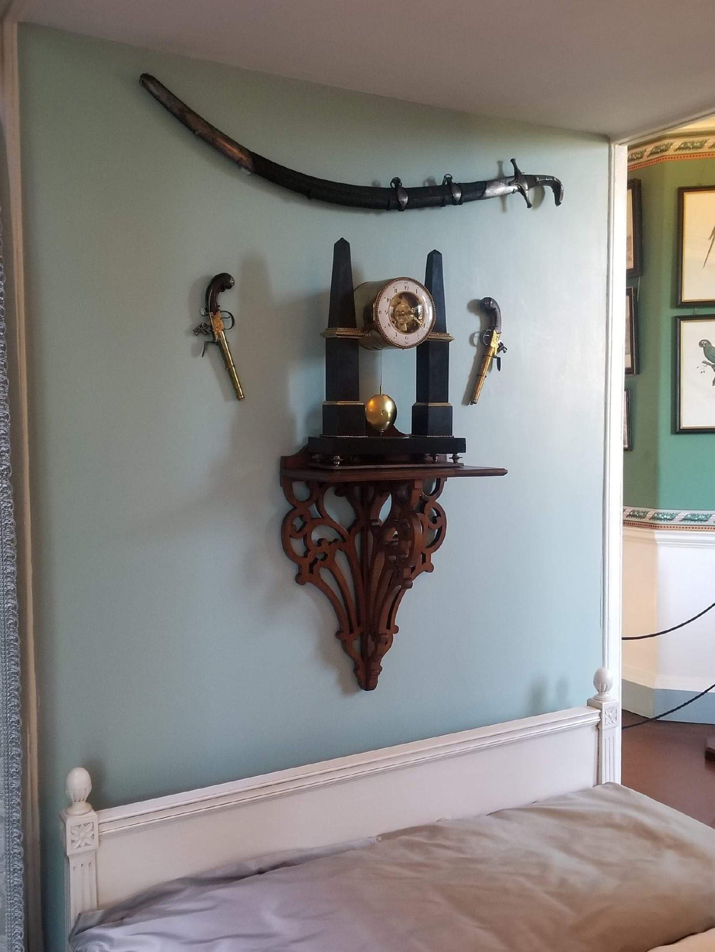 Document signed by Thomas Jefferson for the import duty on his famous Louis Chantrot Obelisk Clock