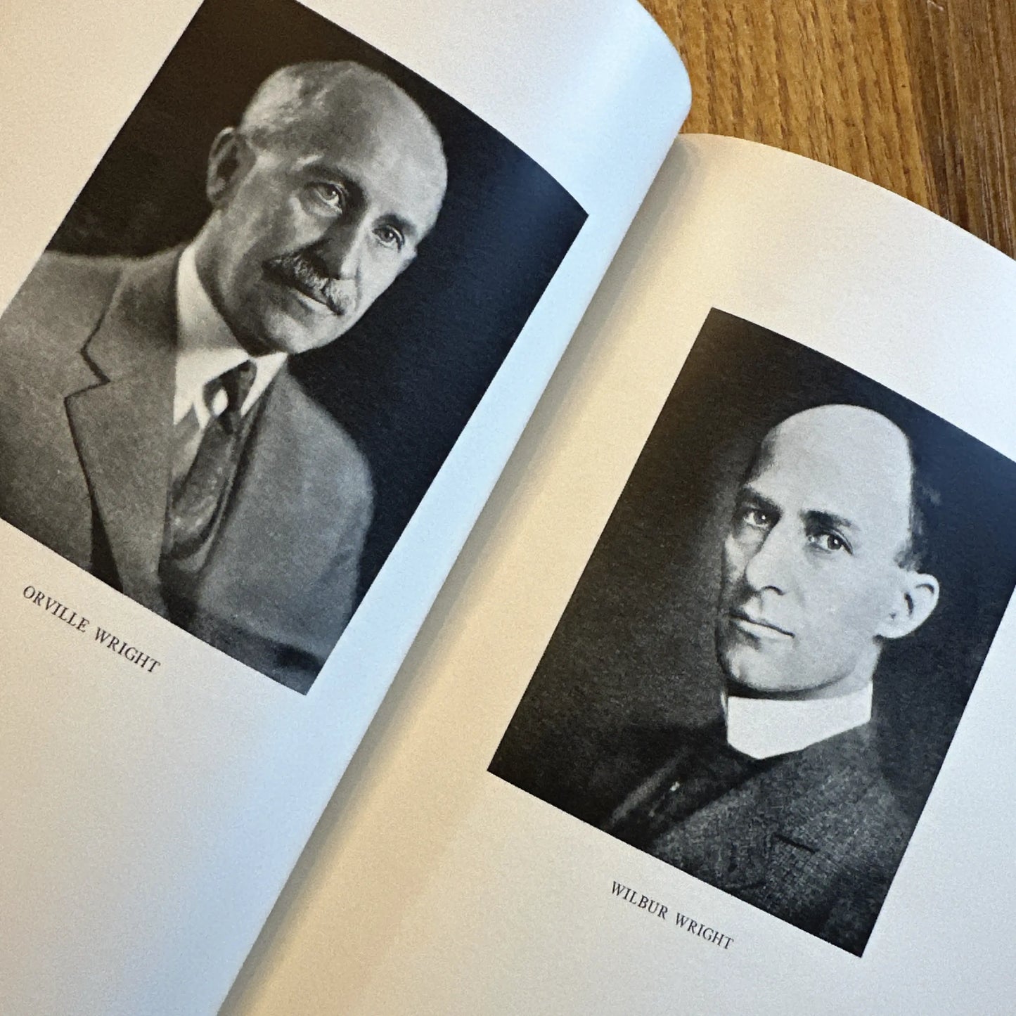 1938 book with rare print from the original negative of the only photo of the Wright Brothers’ first flight