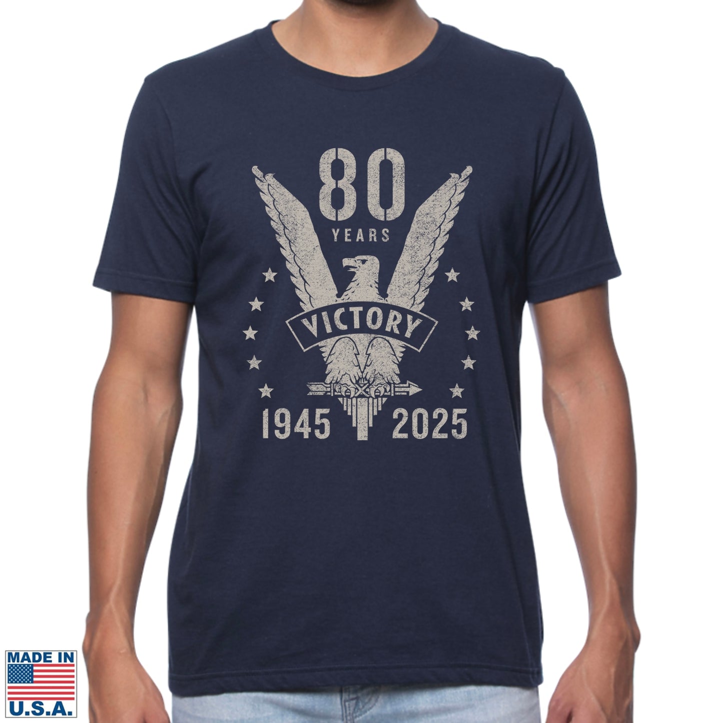 WWII Victory 80th Anniversary Made in America Shirt