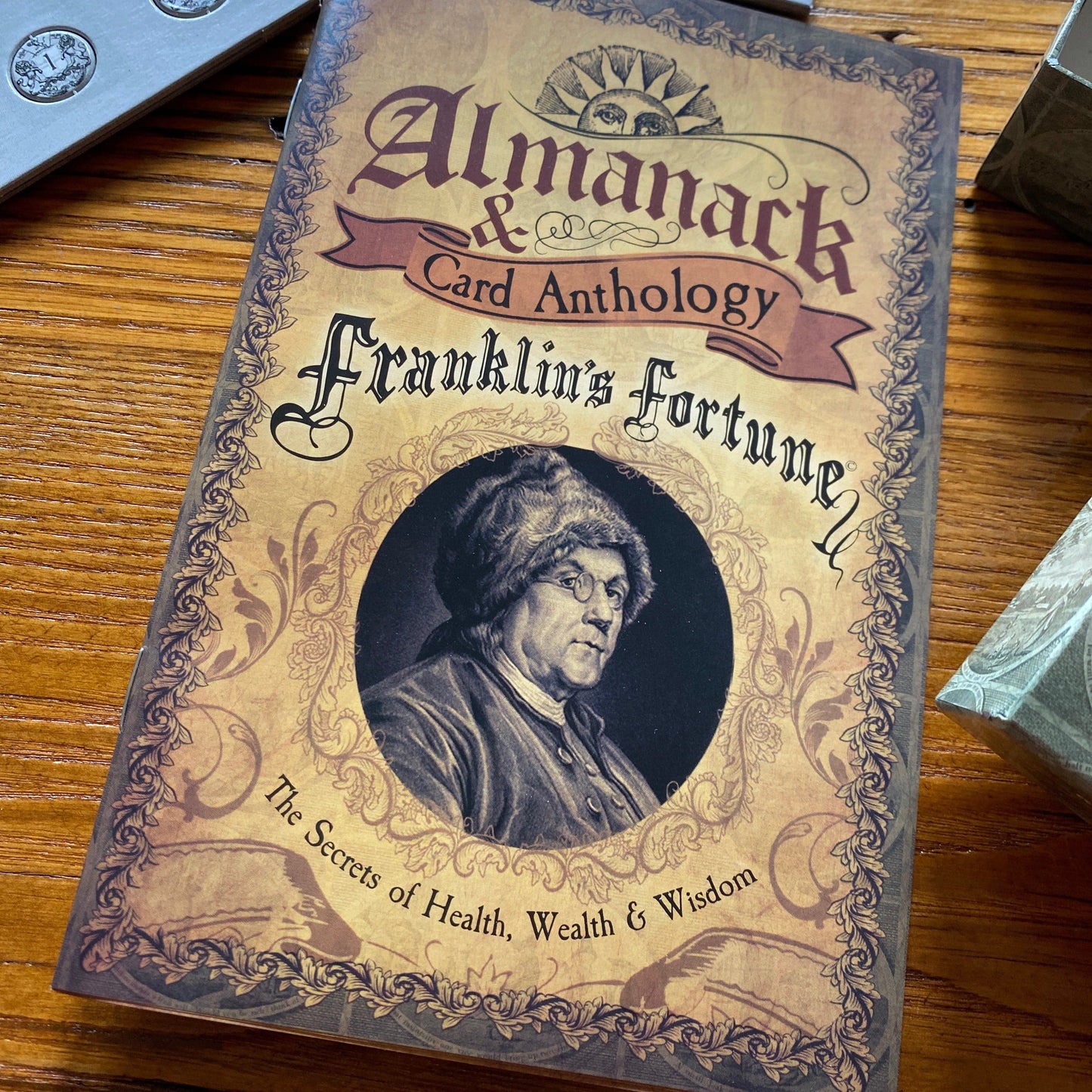 Box of Franklin's Fortune Card Game from The History List