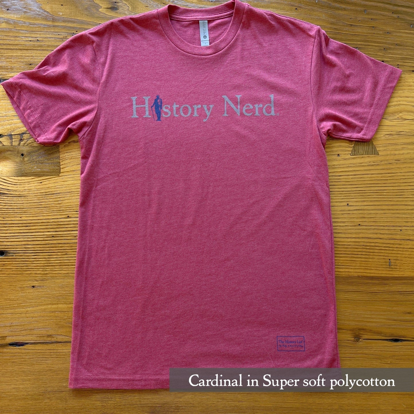 Polycotton "History Nerd" shirt with George Washington, from the History List Store