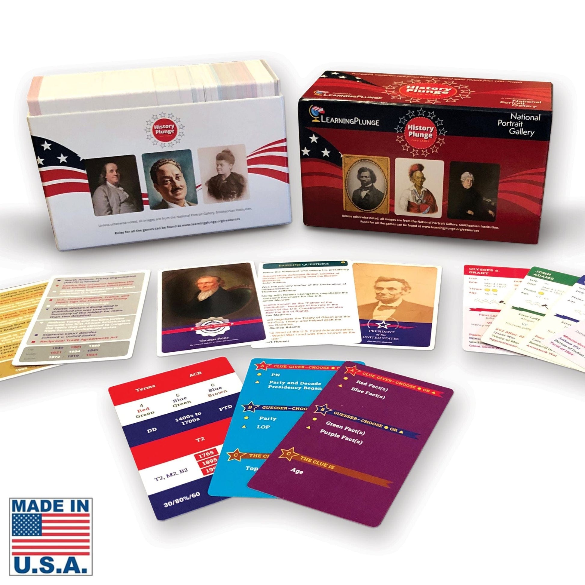 HistoryPlunge card game from The History List