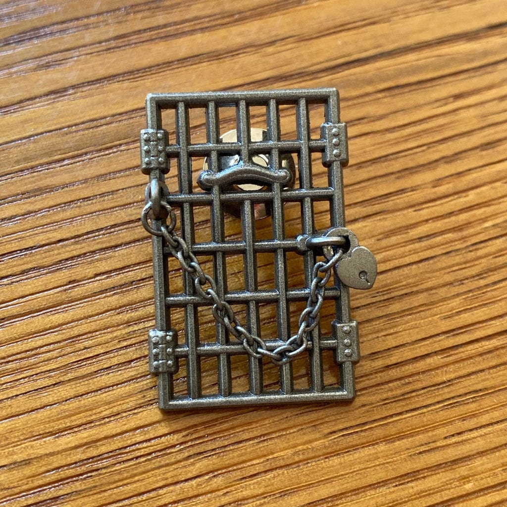 Suffrage "Jailed For Freedom" Lapel pin Design from the history list store