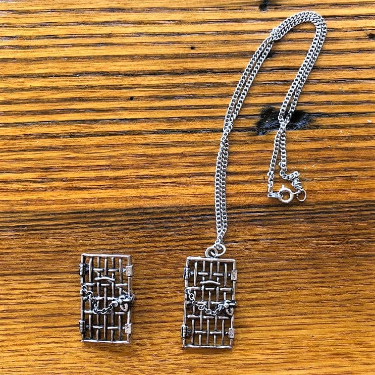 "Jailed For Freedom" Pendant with chain from The History List Store