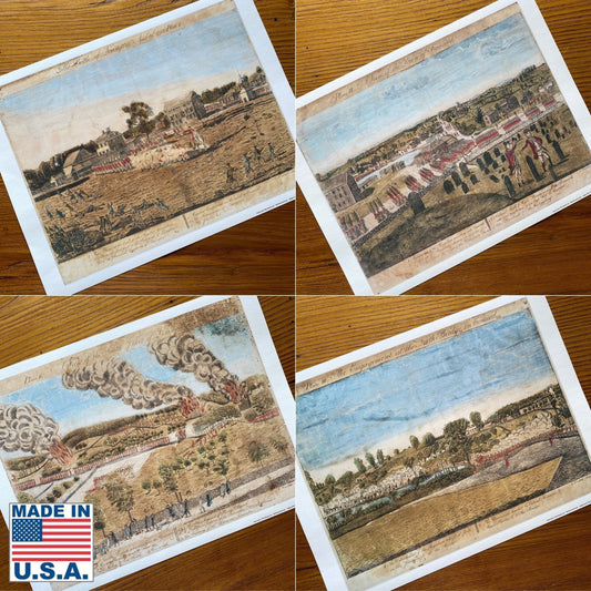 "The Doolittle Engravings of the Battle of Lexington and Concord" Archival Print from The History List store