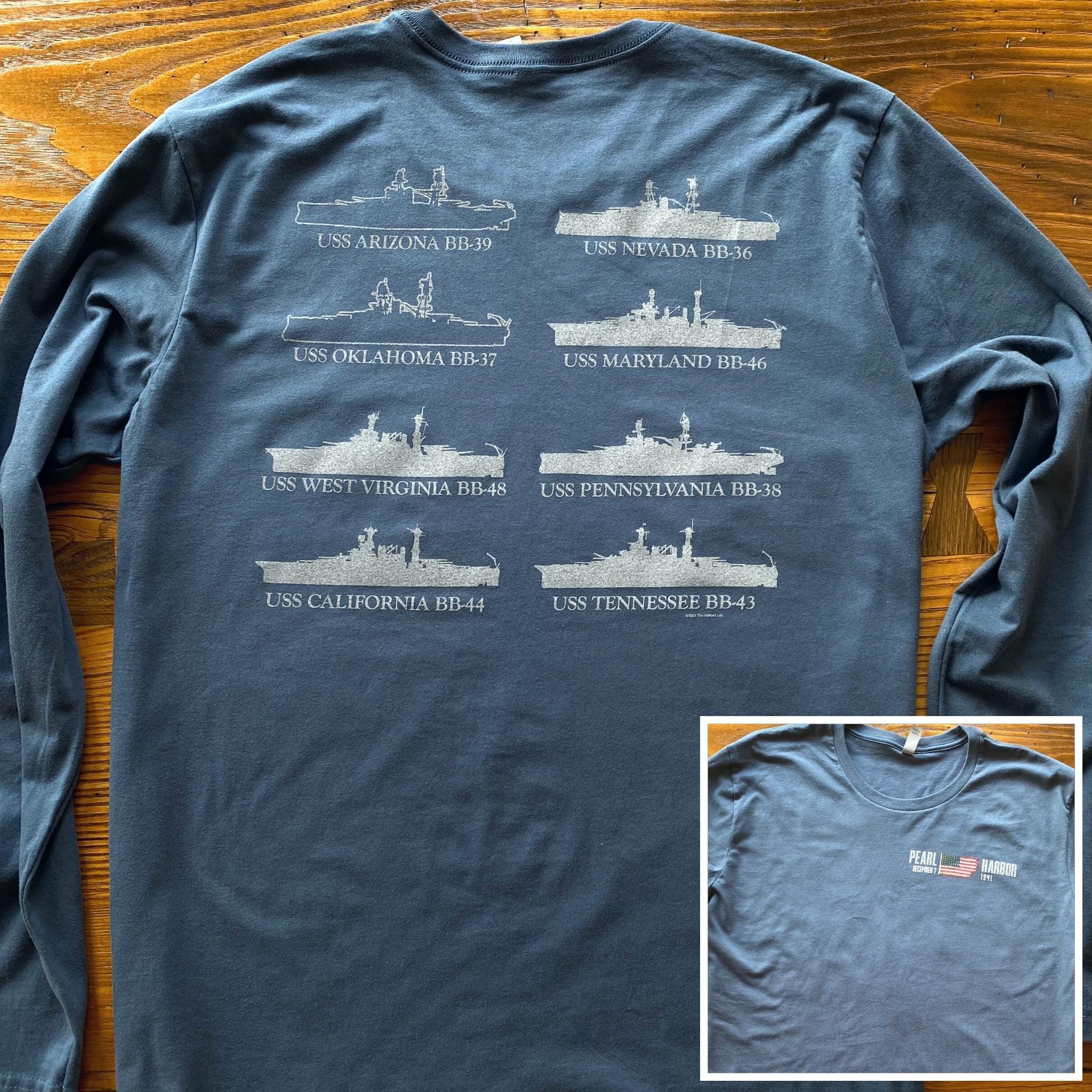 Battleship Baseball Shirt - Battleship New Jersey