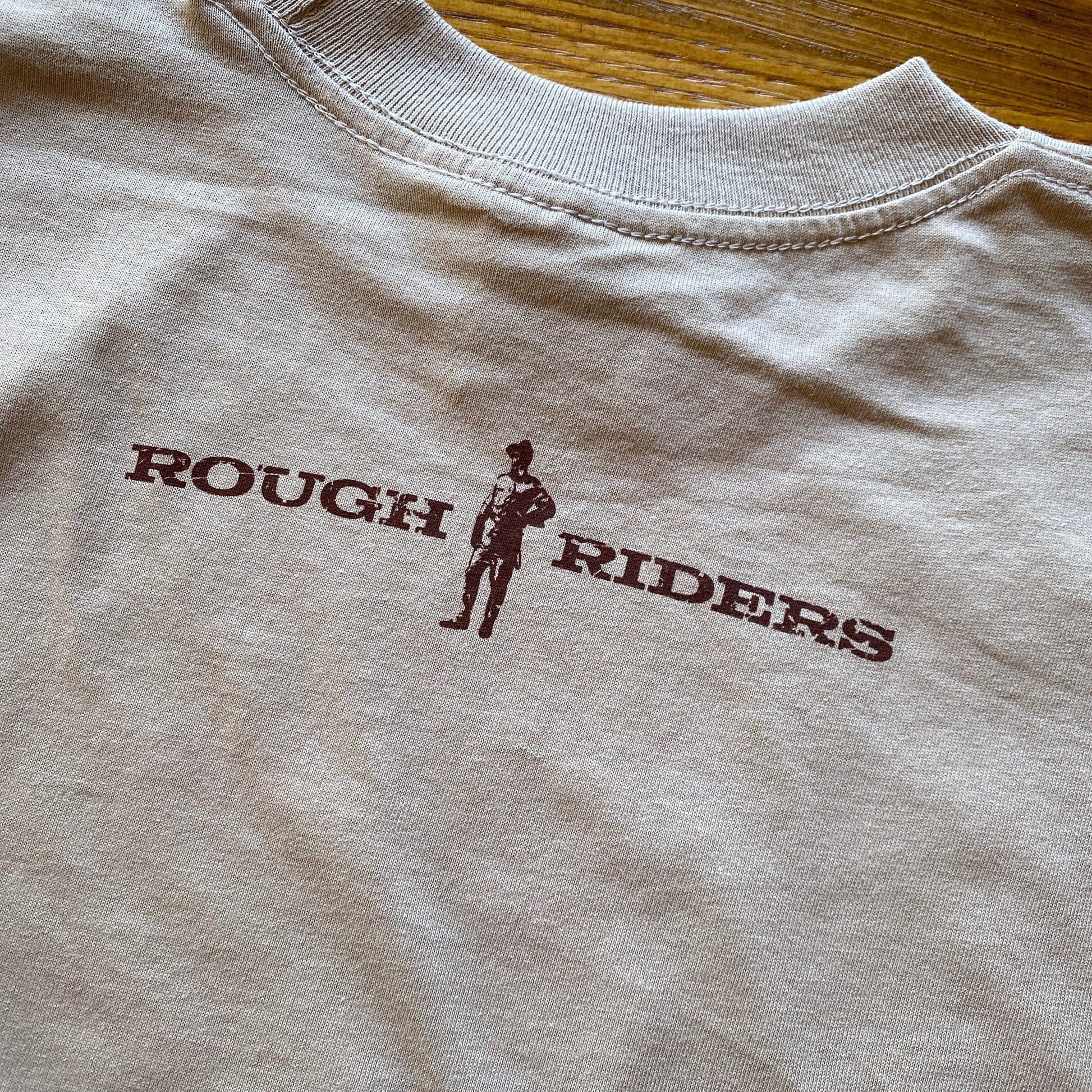 Close-up back Teddy Roosevelt "Rough Riders" Long-sleeved shirt from the History List Store