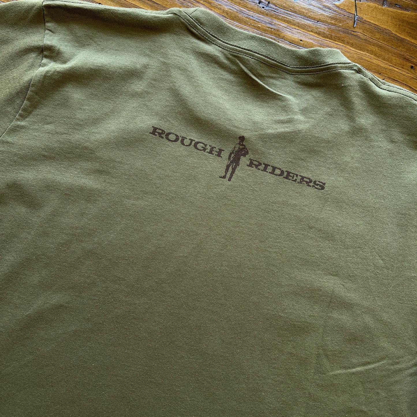 Back of Teddy Roosevelt "Rough Riders" Shirt from the History List Store