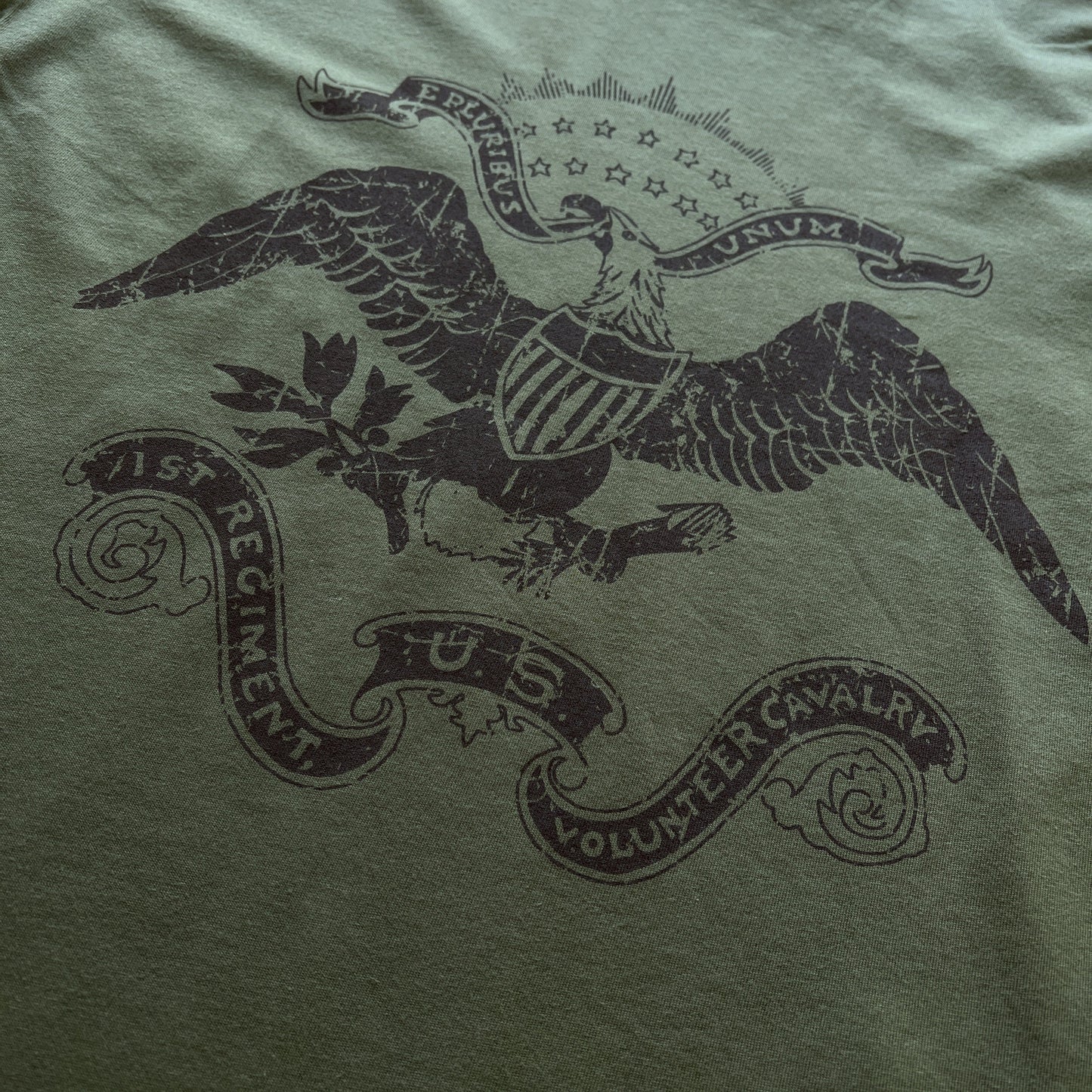 Close-up Teddy Roosevelt "Rough Riders" Shirt from the History List Store