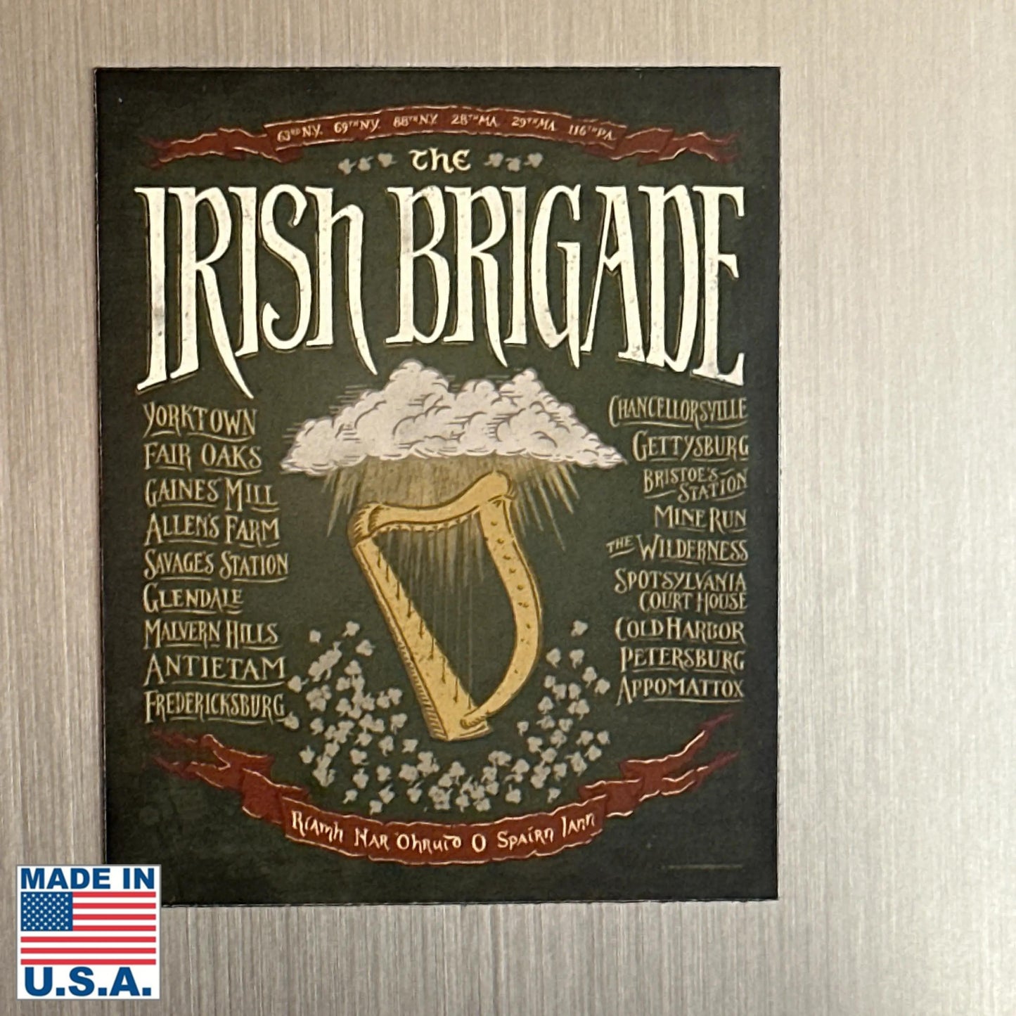 The Civil War "Irish Brigade" Magnet