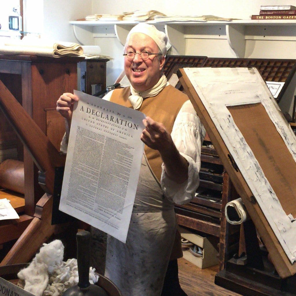"Declaration of Independence" from the Printing Office of Edes & Gill in Boston from The History List Store