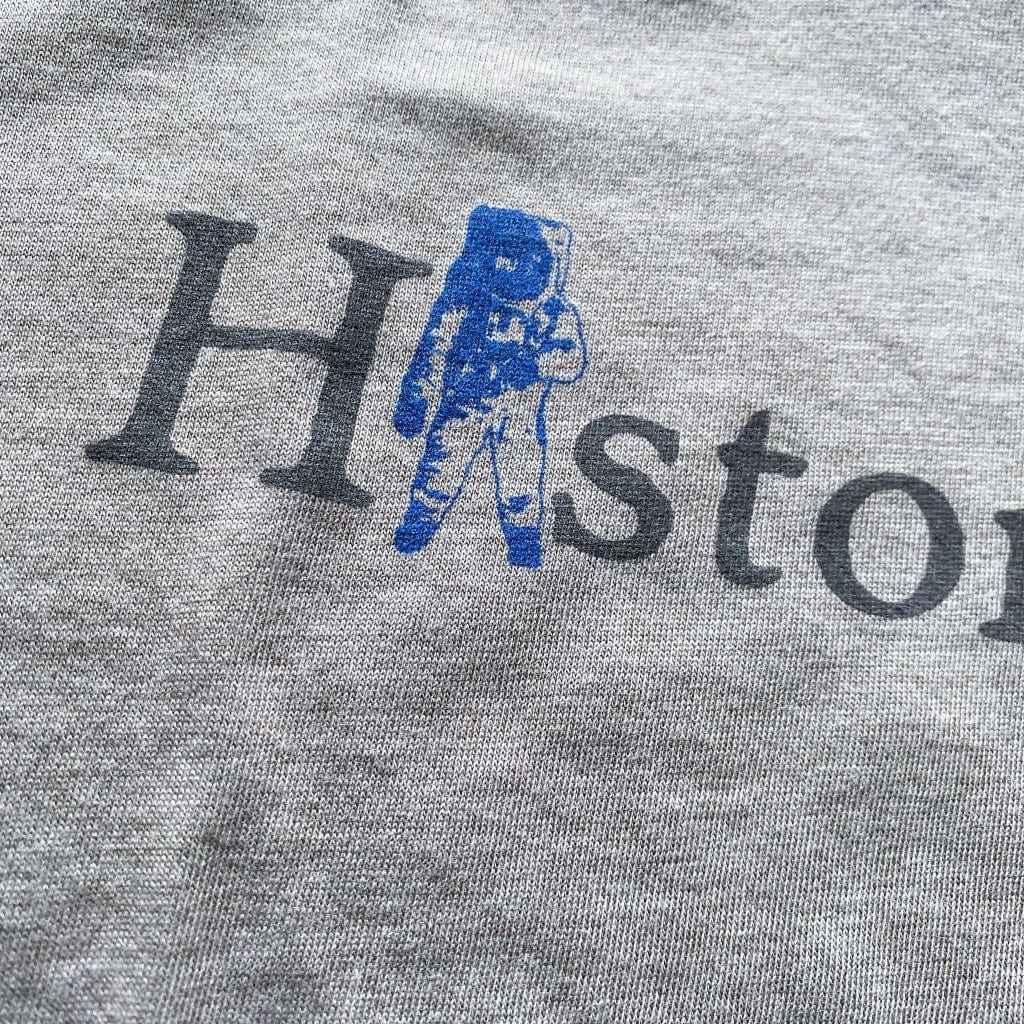"History Nerd" Apollo 11 Moon Landing 50th Anniversary long-sleeved shirt - Heather grey from The History List Store