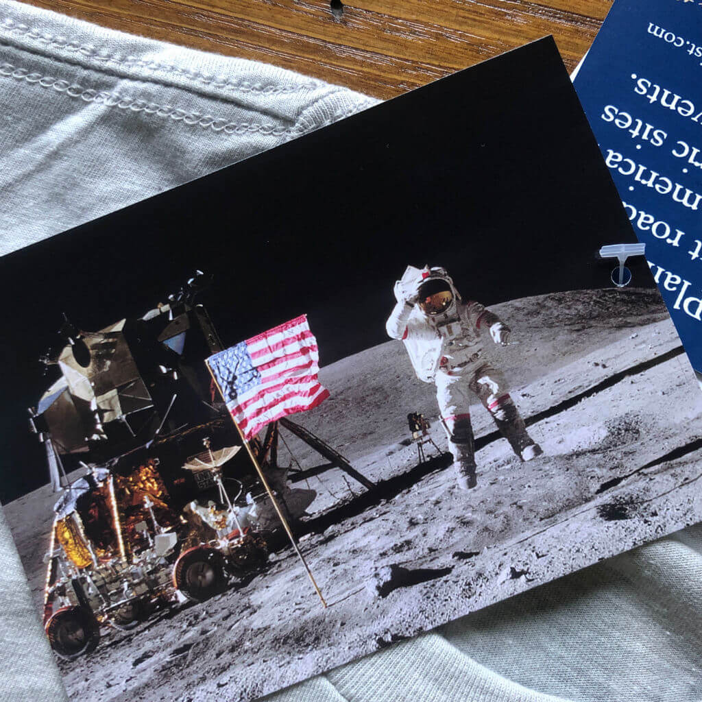 "History Nerd" Apollo 11 Moon Landing 50th Anniversary long-sleeved shirt - Heather grey from The History List Store