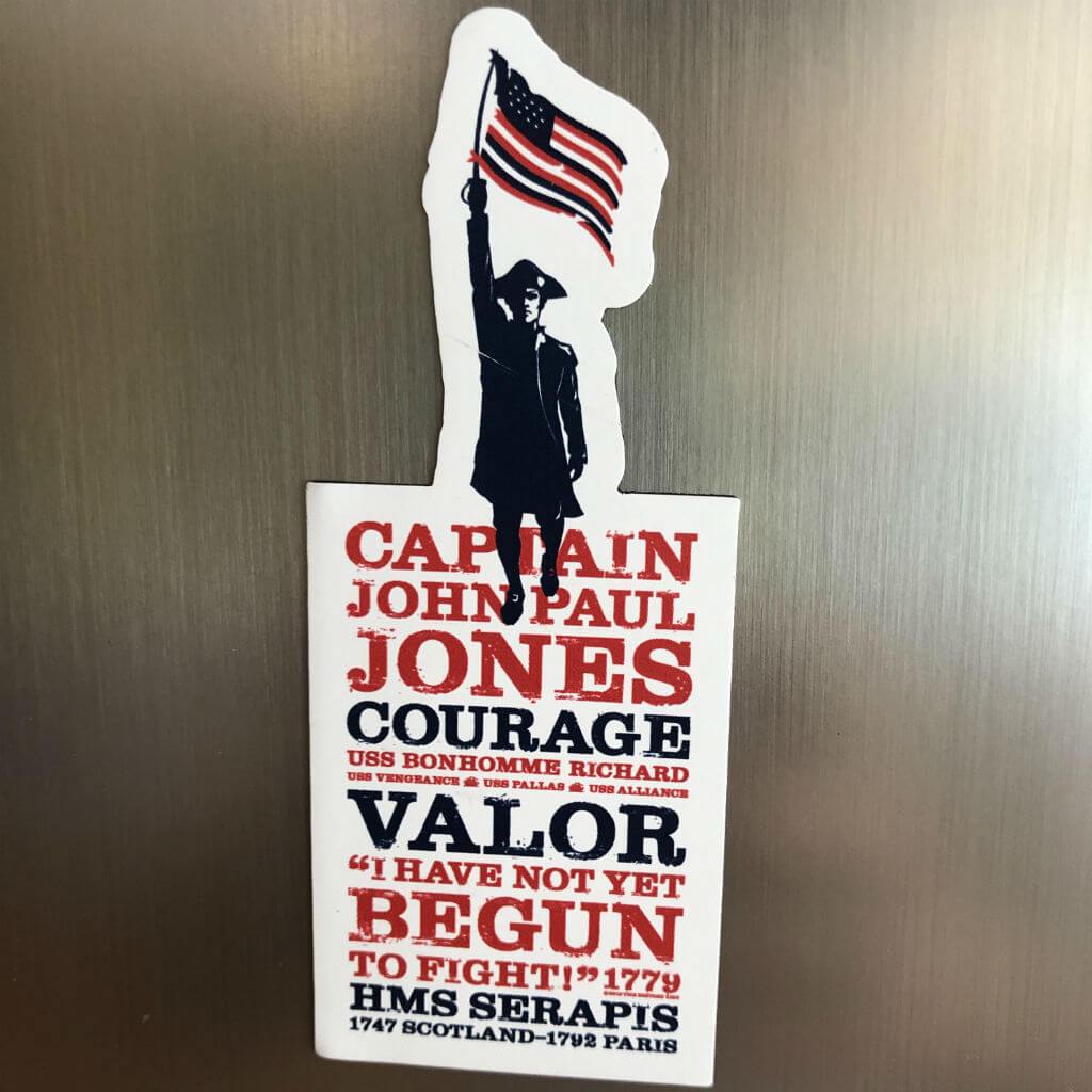 John Paul Jones - “I have not yet begun to fight!” Magnet from The History List Store
