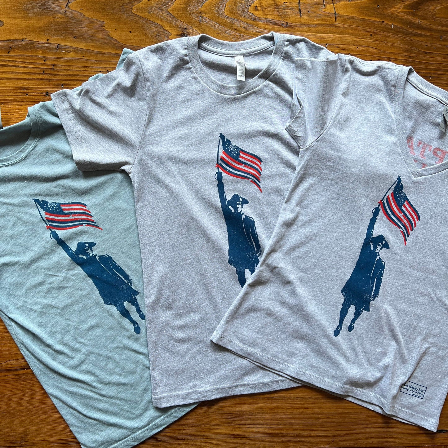 Shirt variations | John Paul Jones "I have not yet begun to fight!" Women's v-neck shirt from the History List Store