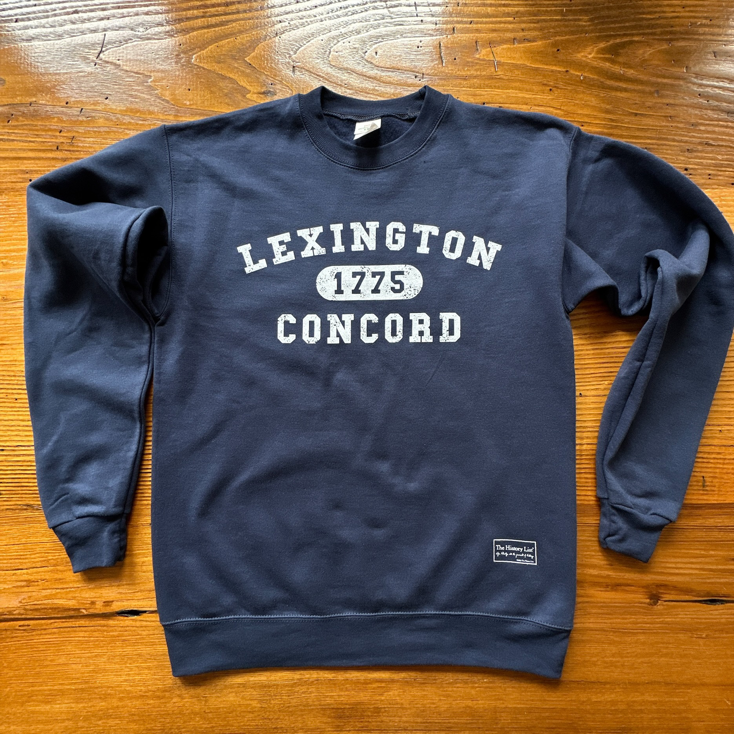 1775 Lexington and Concord Crewneck sweatshirt from The History List Store.