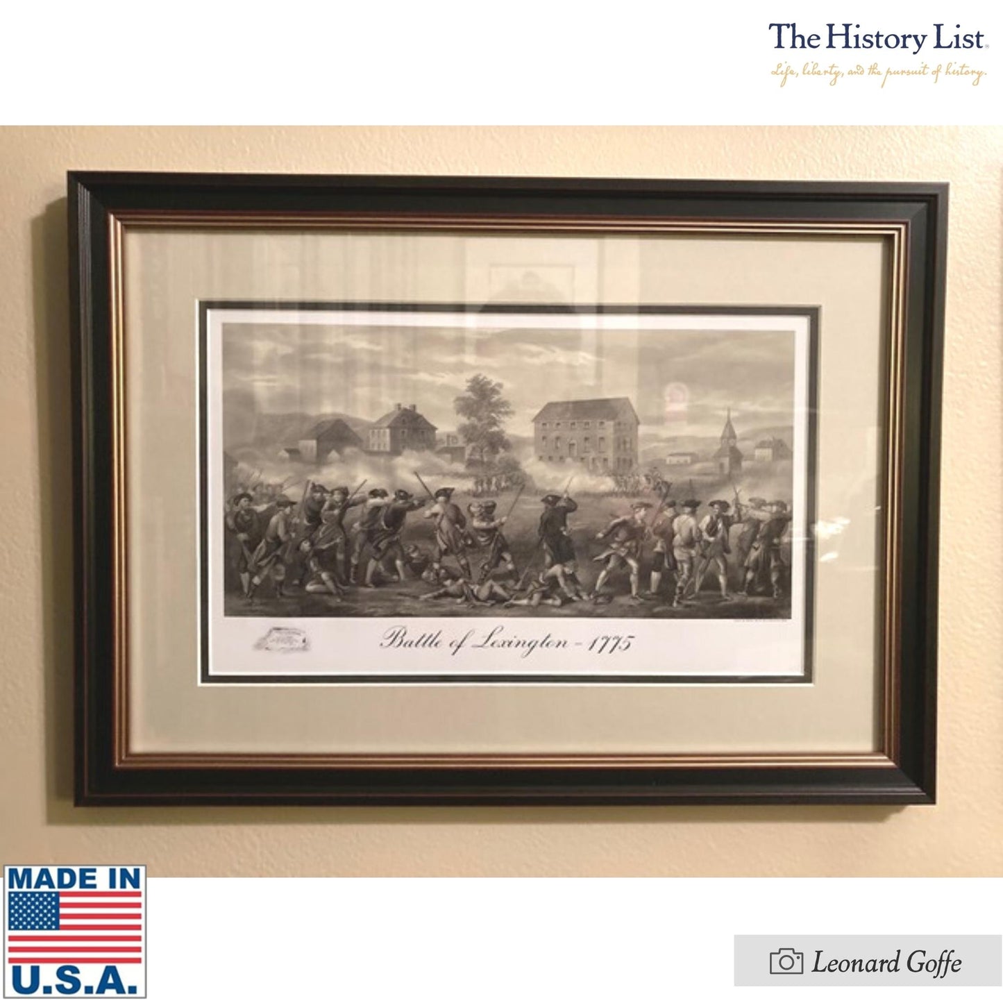 "Battle of Lexington 1775" Archival print