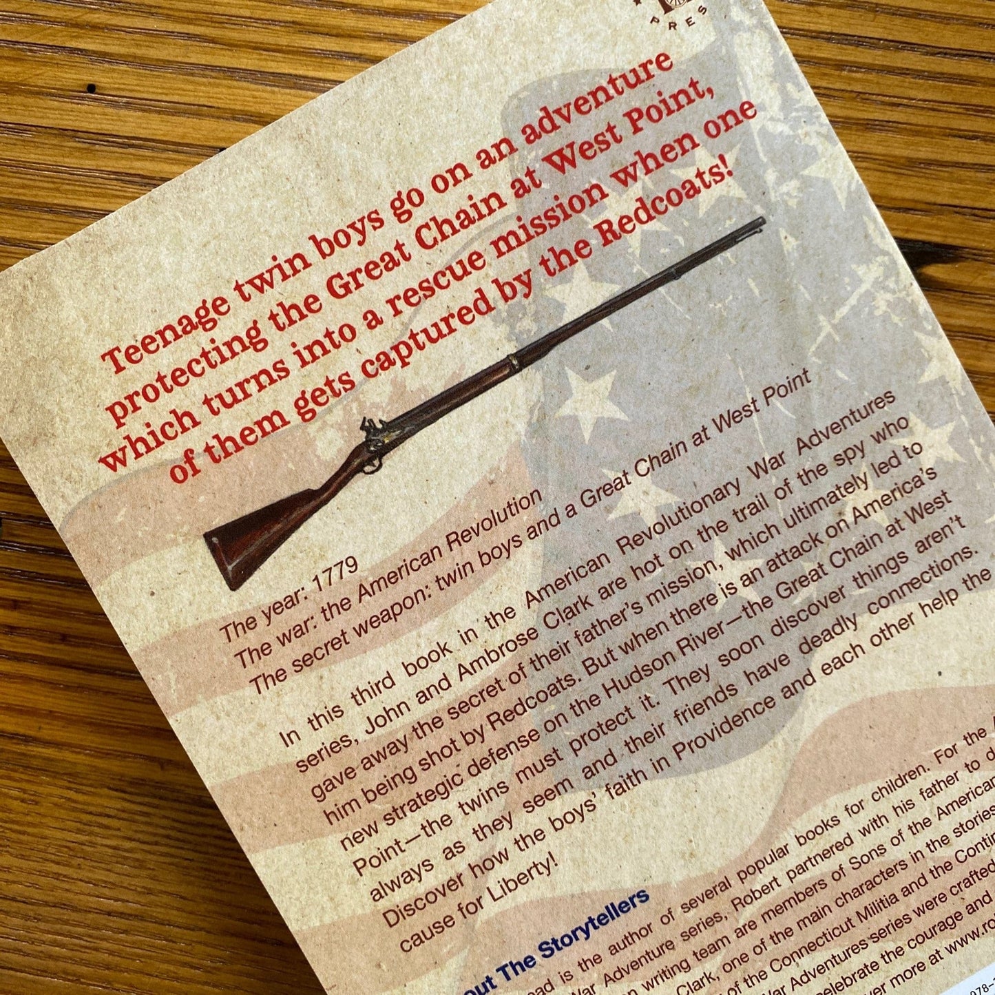 Back cover of "Links to Liberty: Defending the Great Chain at West Point" - Signed by the Authors, Robert J. Skead and Robert A. Skead from The History List store