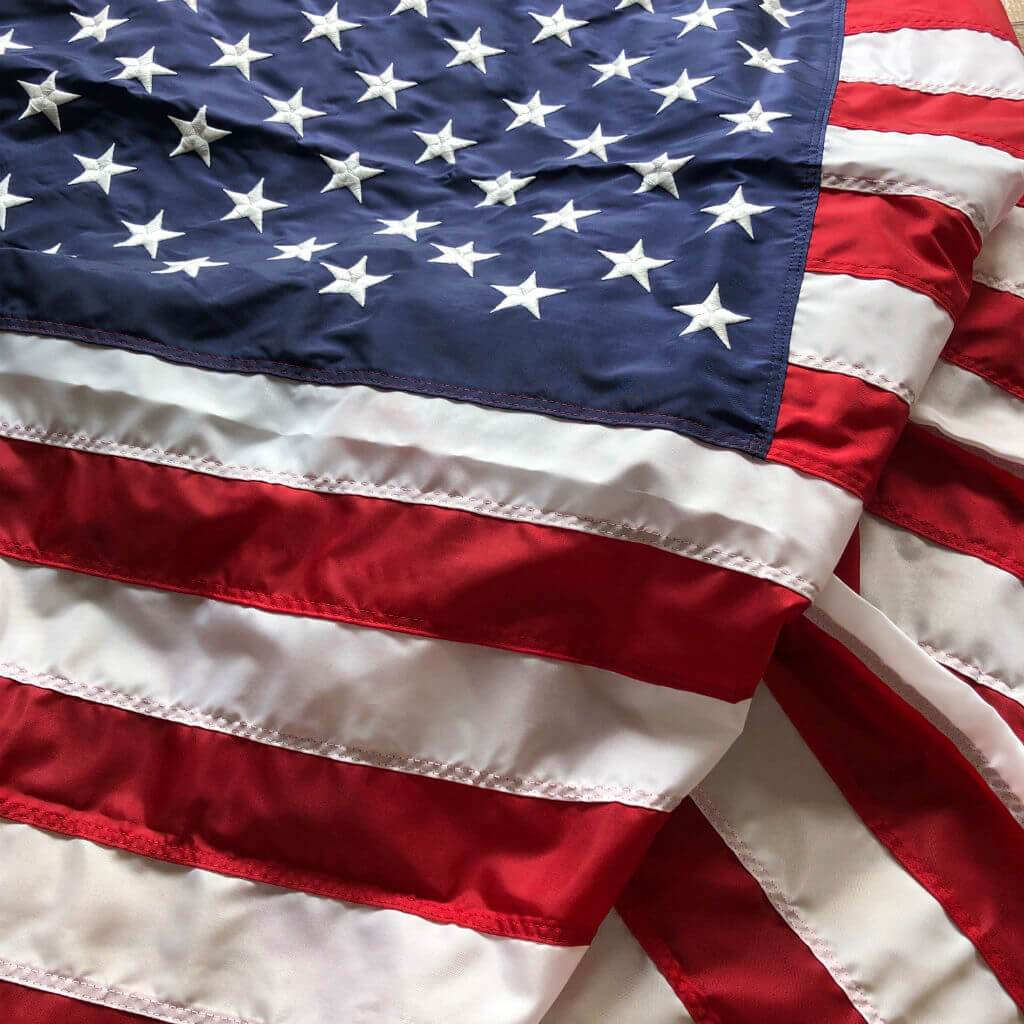 American Flag flown over Mount Vernon from The History List Store