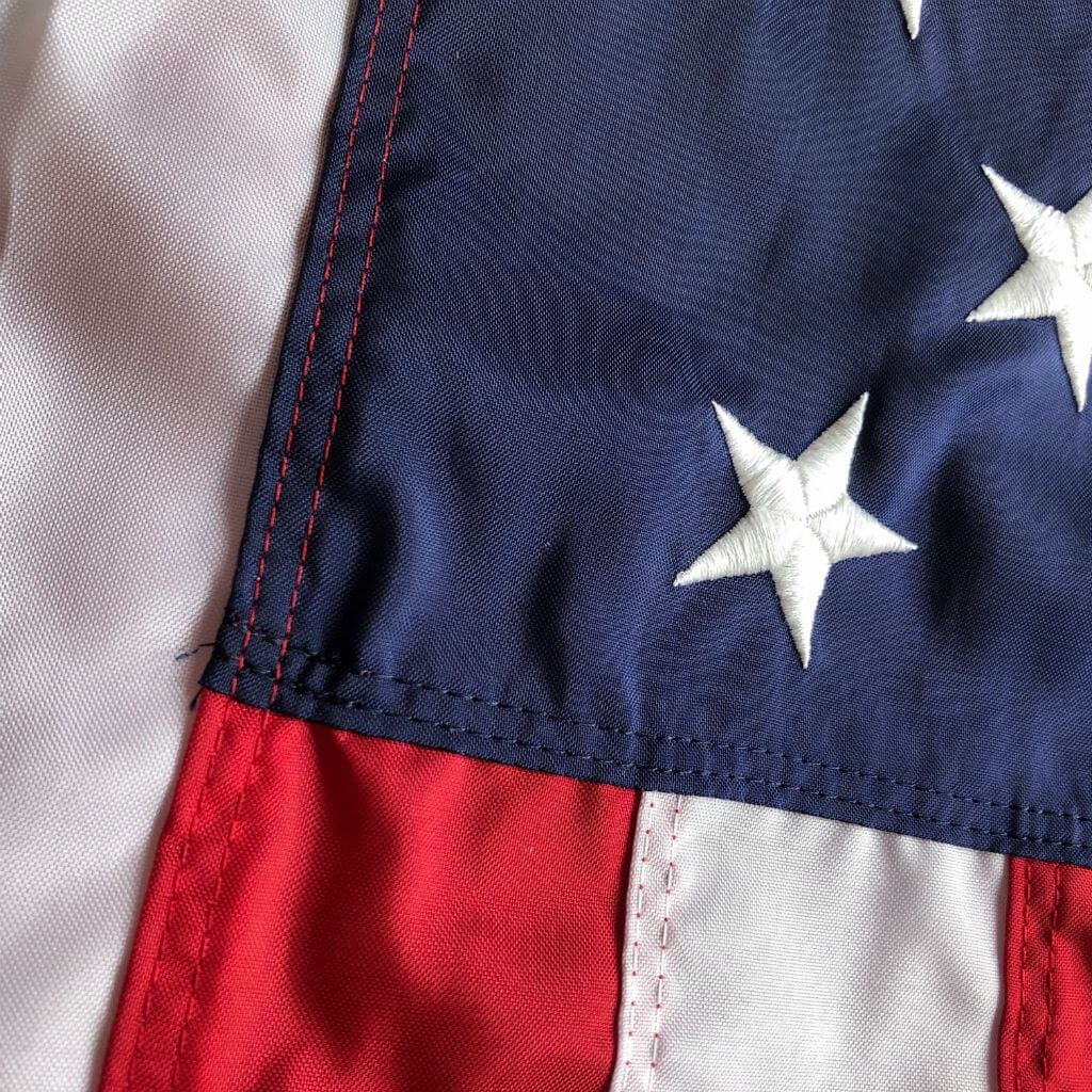 Close-up American Flag flown over Mount Vernon from The History List Store