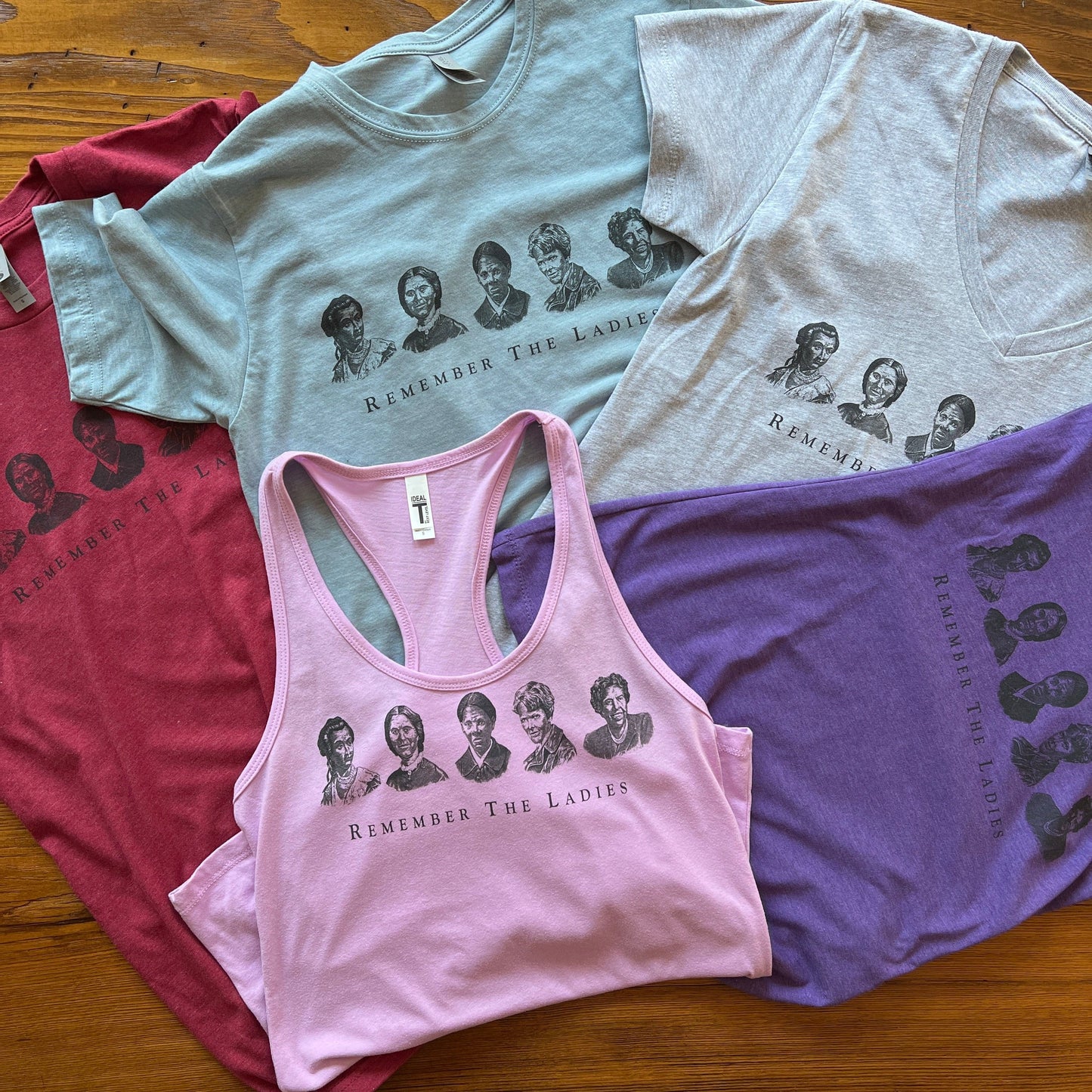 All of "Remember the Ladies" Shirts, Straight design from The History List Store