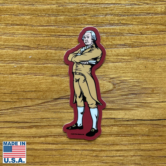 John Adams Sticker from the History List Store