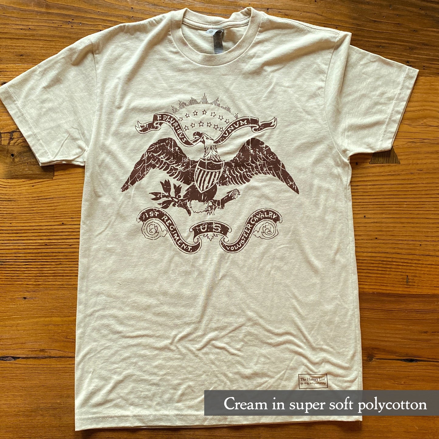 Teddy Roosevelt "Rough Riders" Shirt in Cream, from the History List Store.