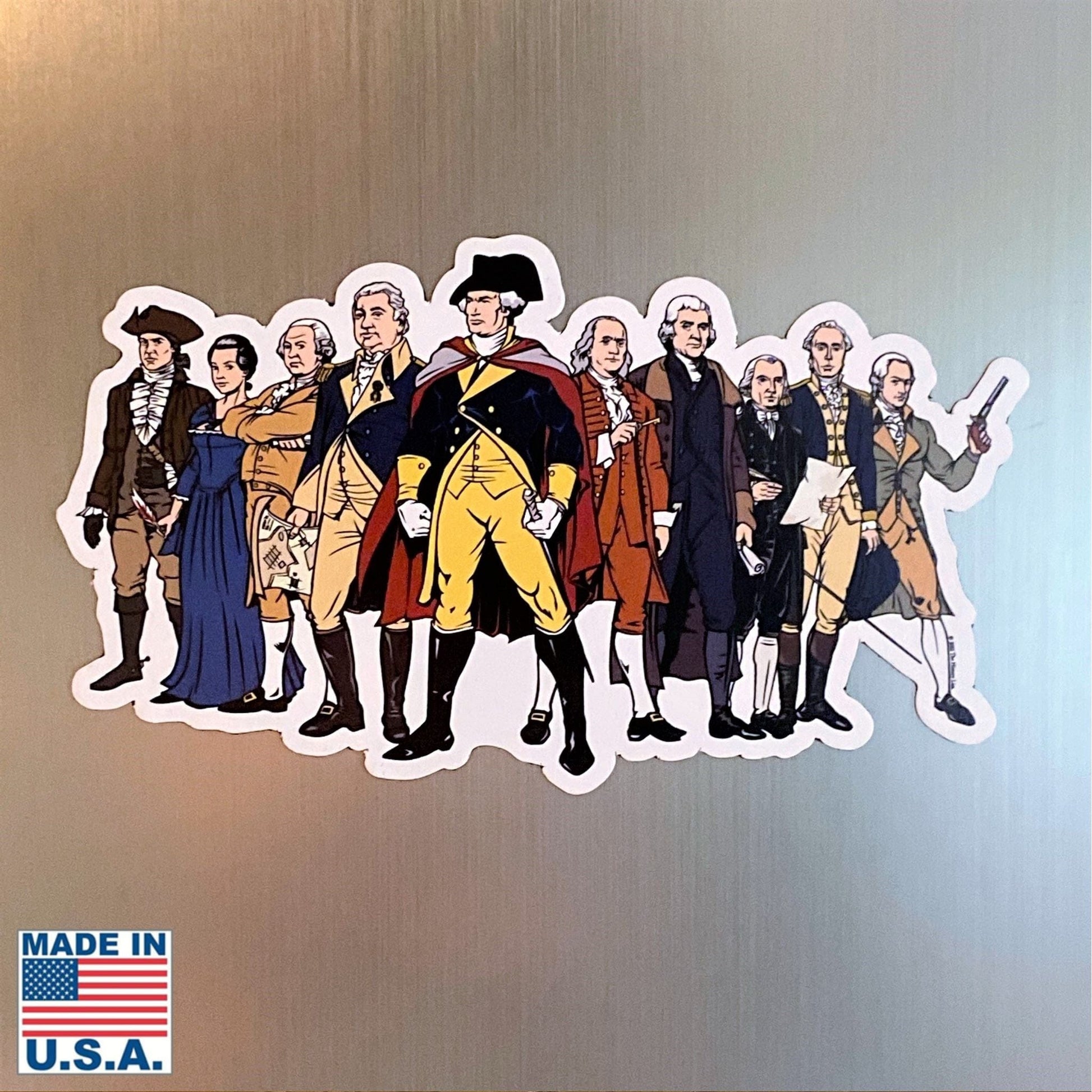 Ten "Revolutionary Superheroes" Magnet from the History List Store