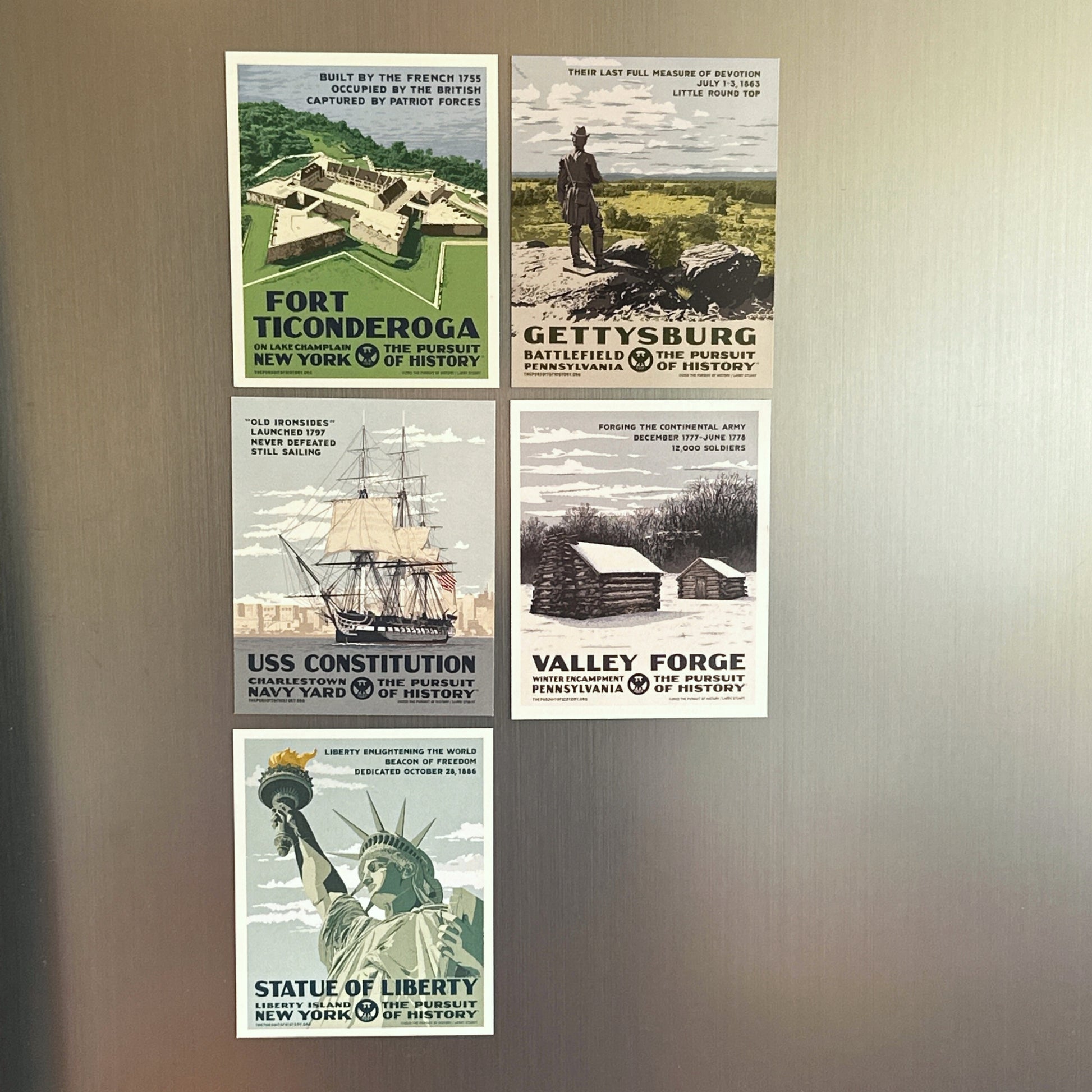 Magnets from The Pursuit of History