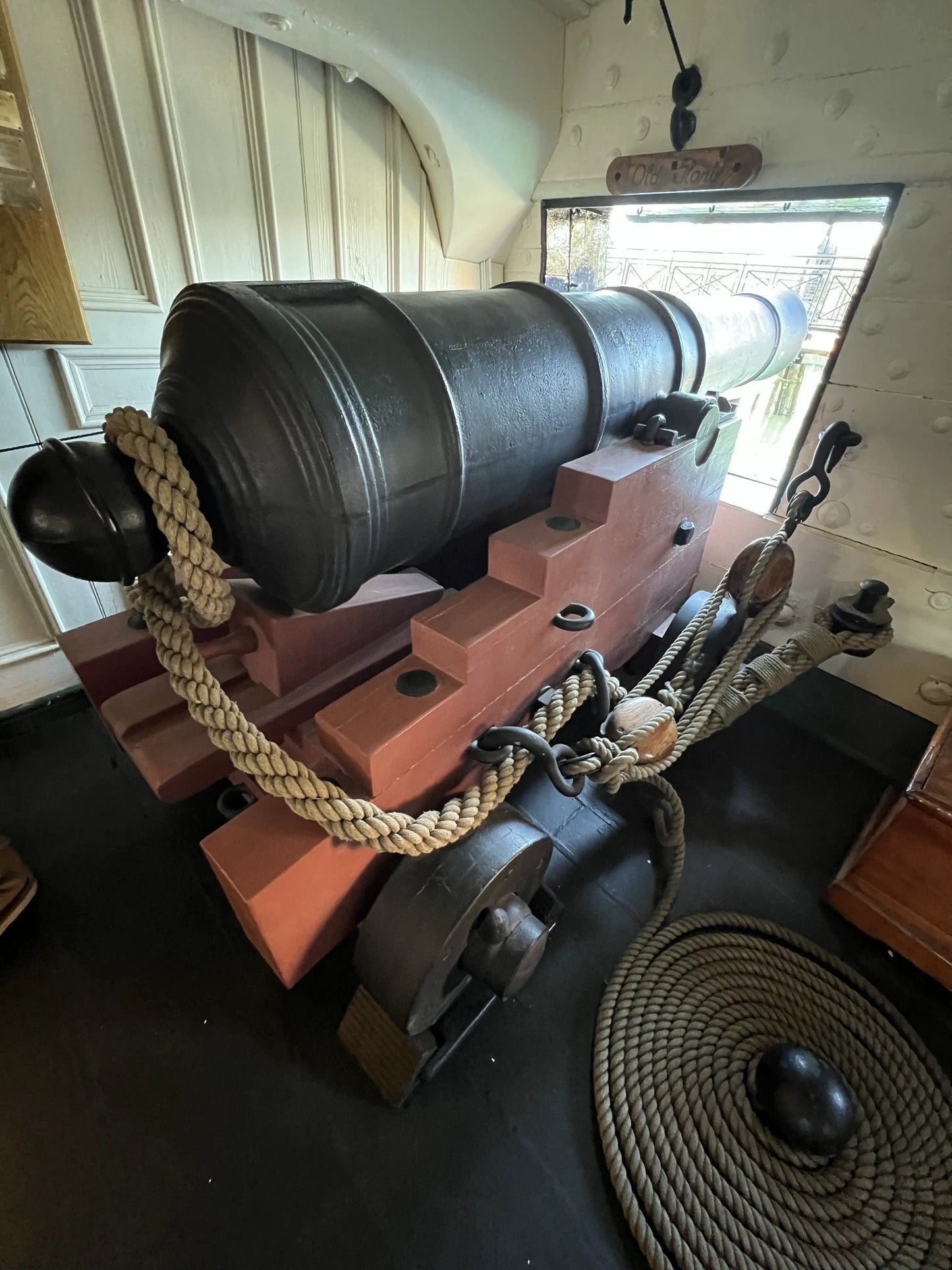 American Flag flown over USS Constitution