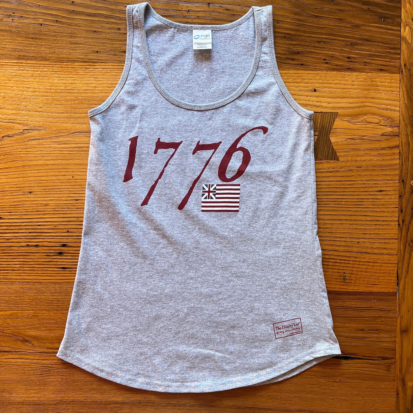 "We hold these truths - July 4, 1776" Tank top for women - Grey from The History List Store