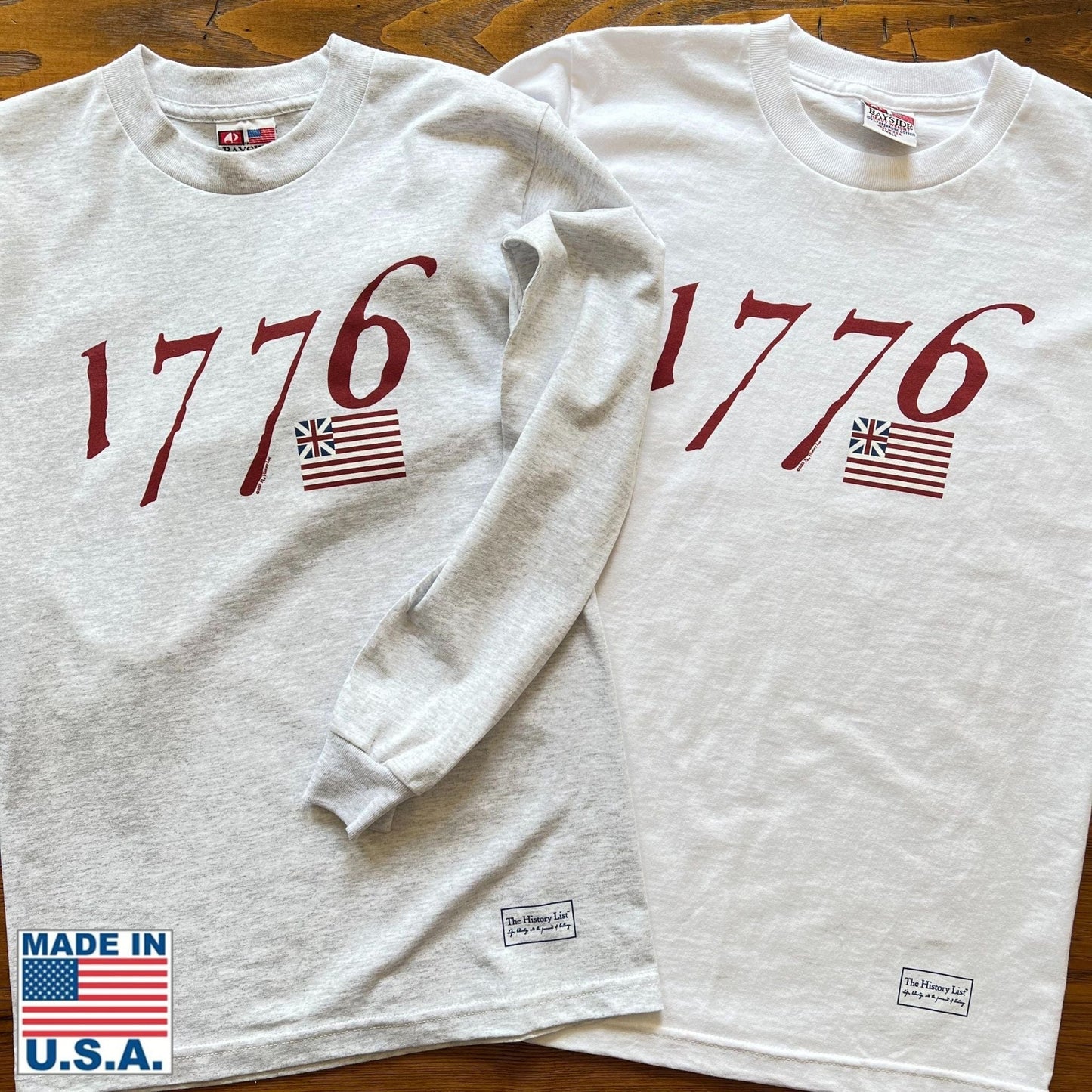 "We hold these truths - July 4, 1776” Long-sleeved shirt from the history list store