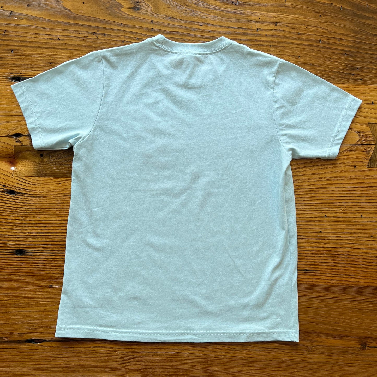 Back of 1776 with Our Nation's First Flag" Shirt in Youth sizes in Light blue from The History List store