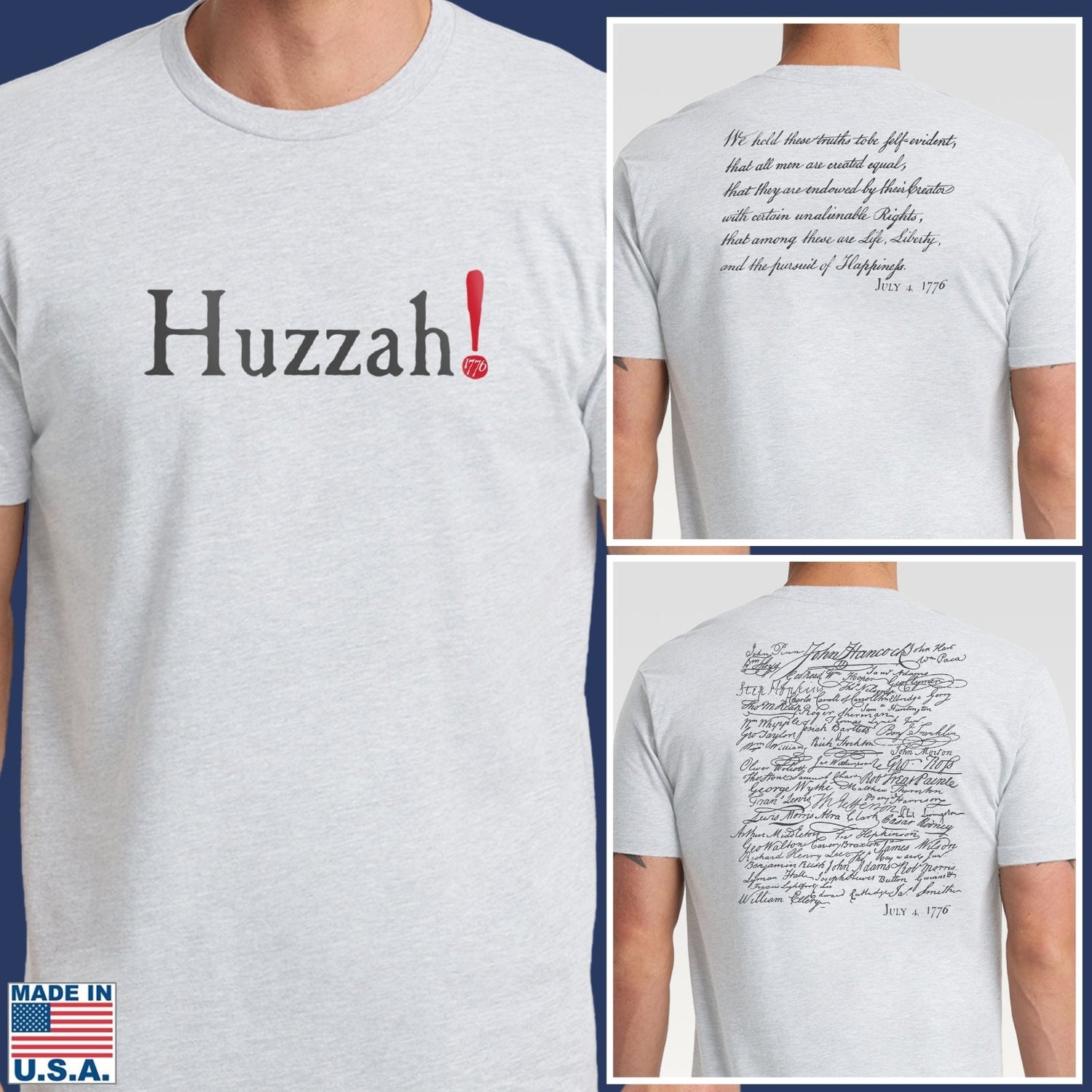 Huzzah! July 4, 1776