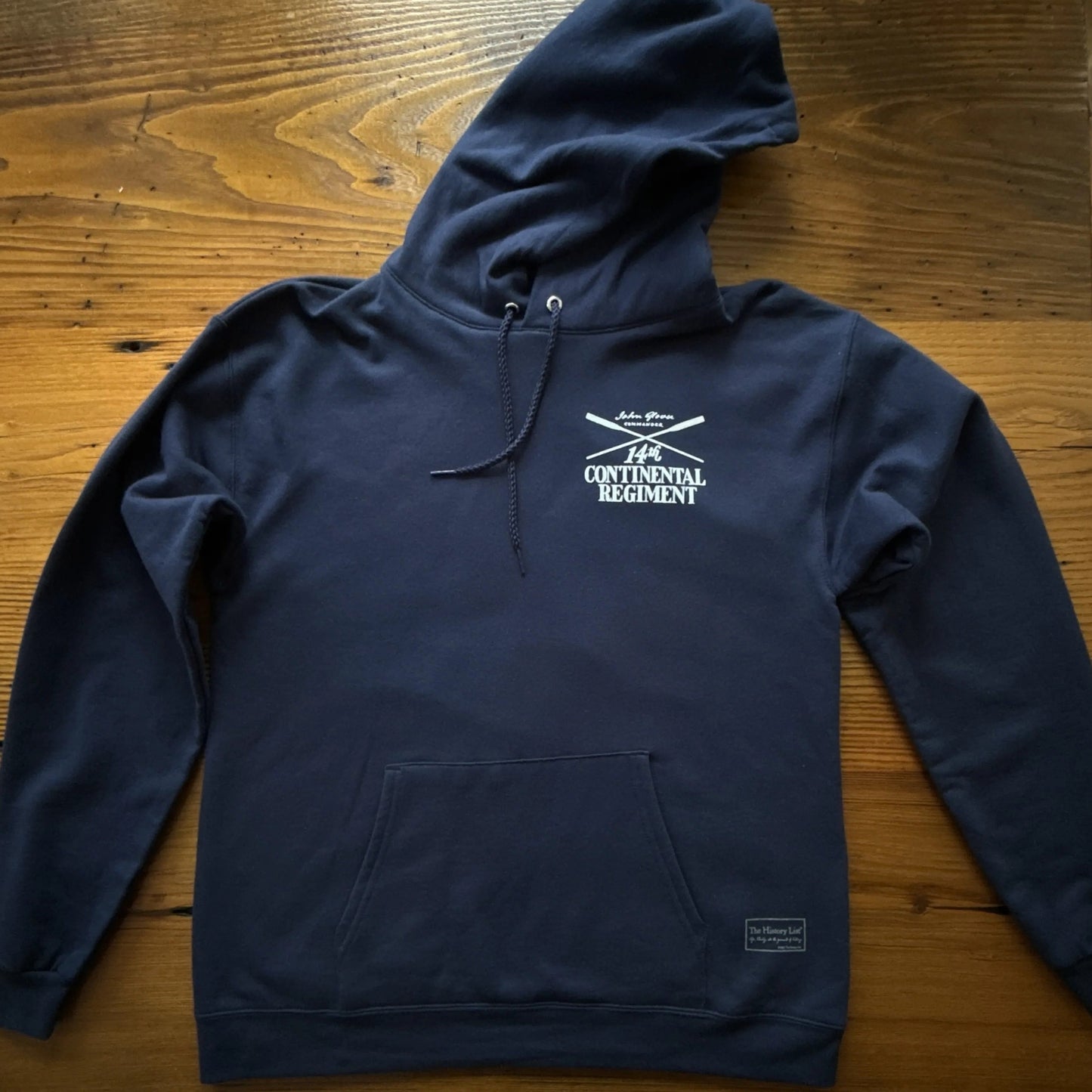 "Glover's Company — 14th Regiment" Hooded Sweatshirt