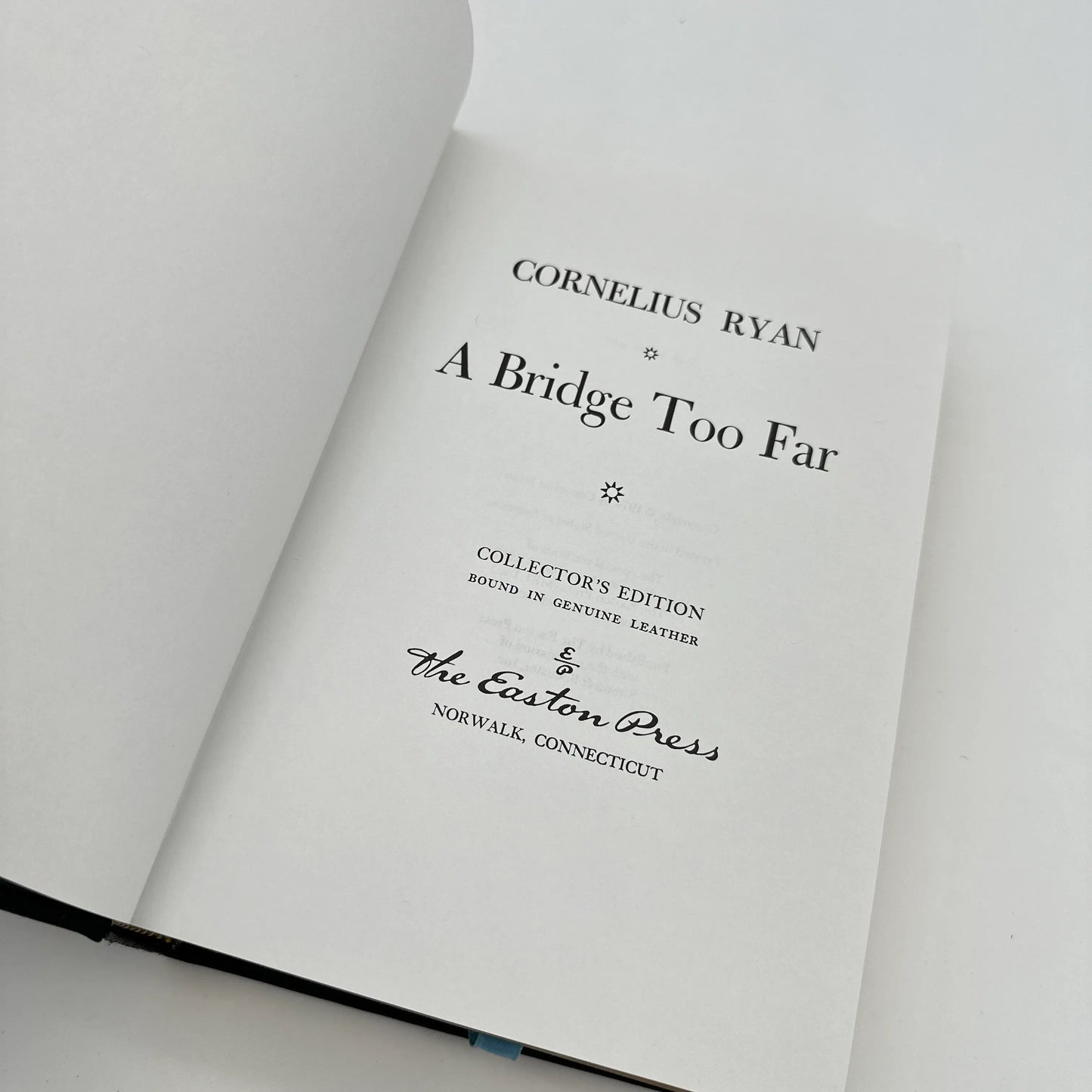 "A Bridge Too Far" — Cornelius Ryan — Leather-bound, gilt-edged Easton Press edition