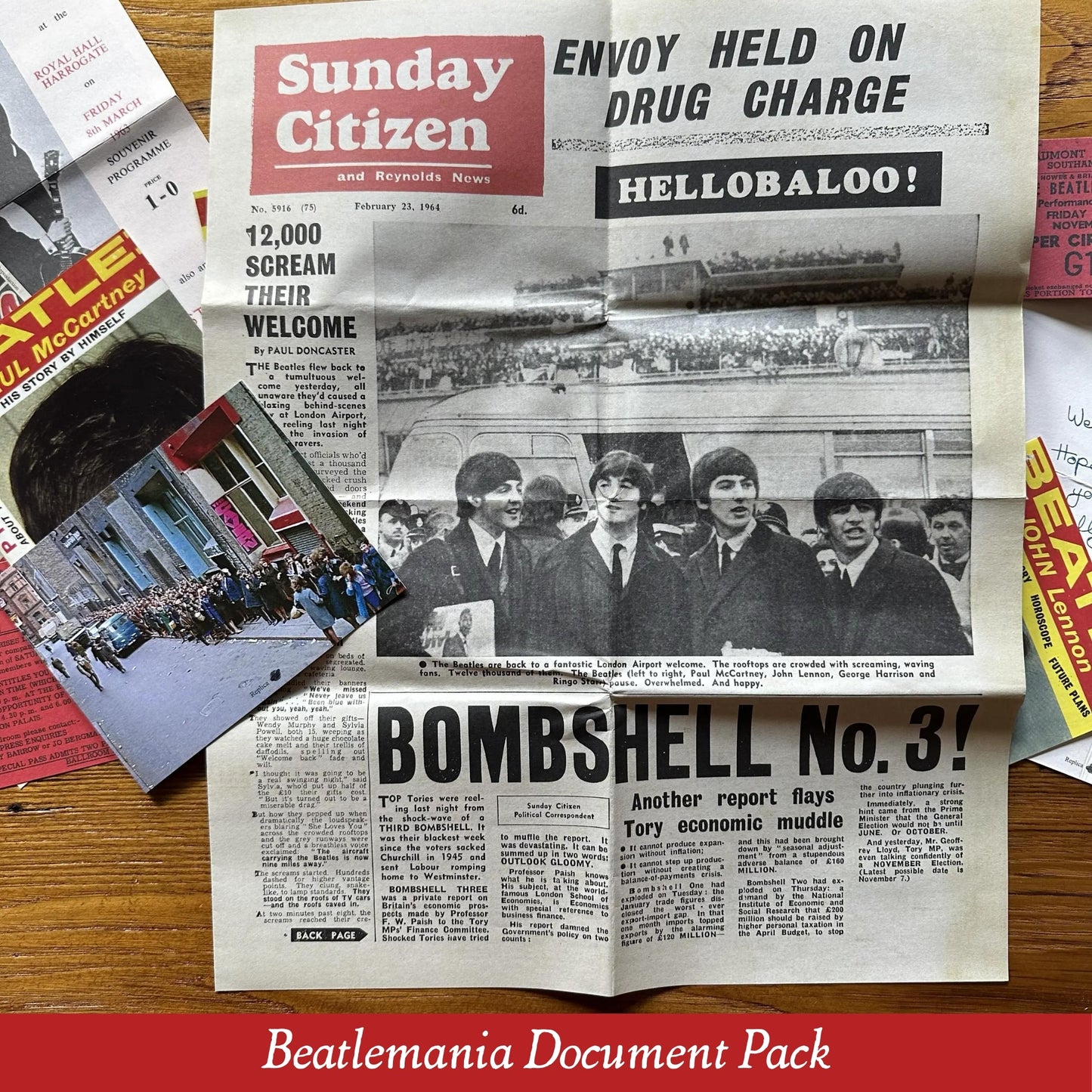 History Packs — The Blitz, Yanks, Churchill, or Beatlemania