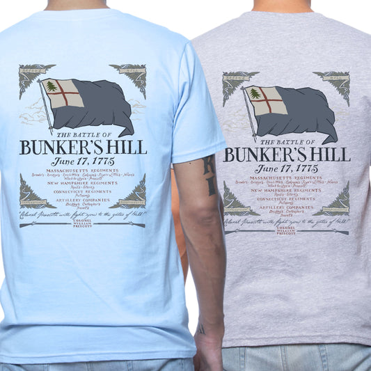 "The Battle of Bunker's Hill" Made in America Shirt — In your choice of two colors
