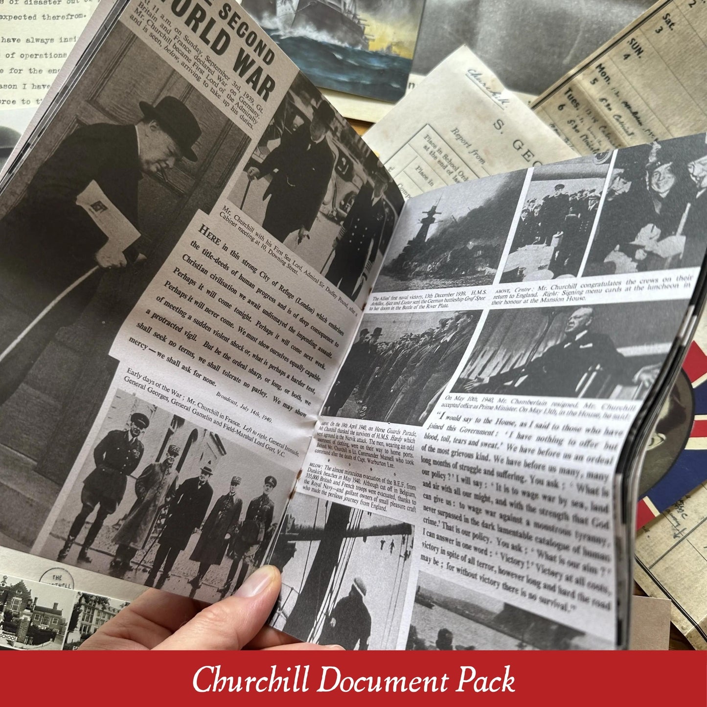 History Packs — The Blitz, Yanks, Churchill, or Beatlemania