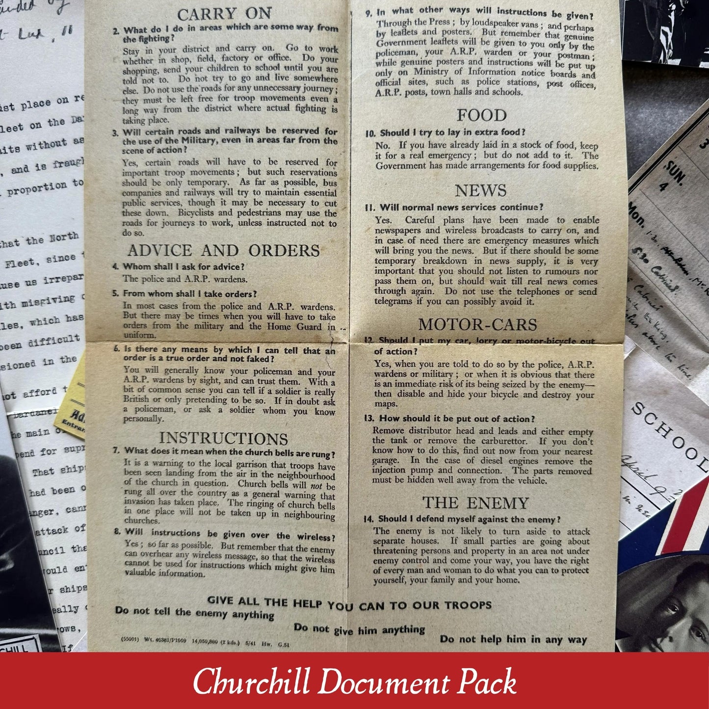 History Packs — The Blitz, Yanks, Churchill, or Beatlemania