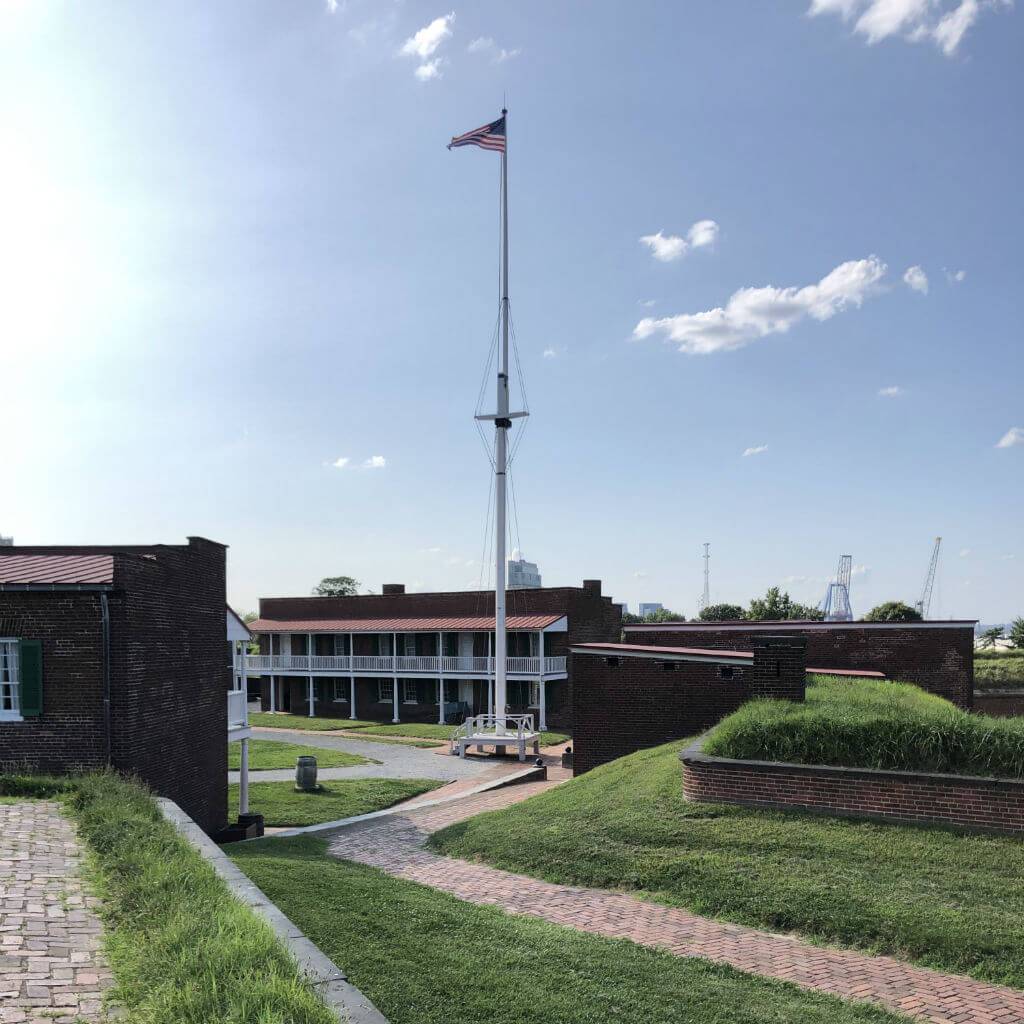 15-star, 15-stripe flag flown over Fort McHenry — Includes certificate