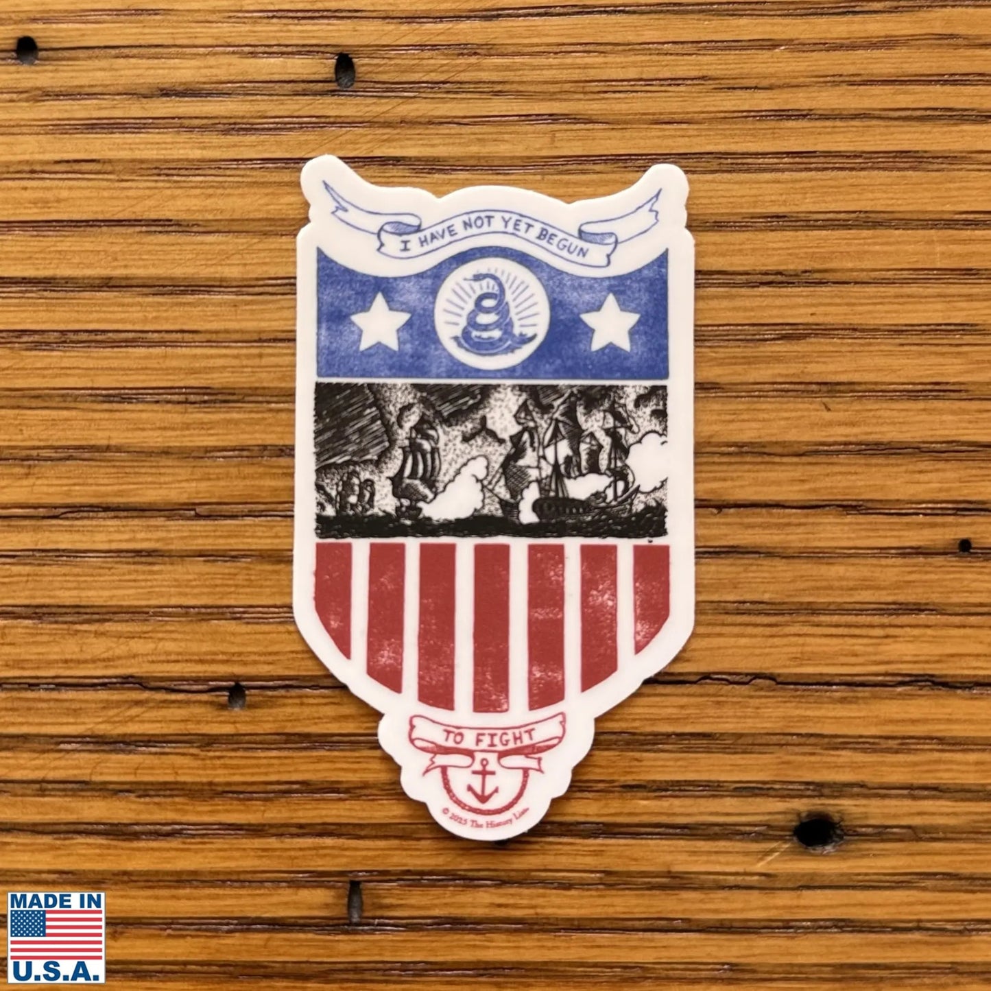 "I have not yet begun to fight!" Sticker