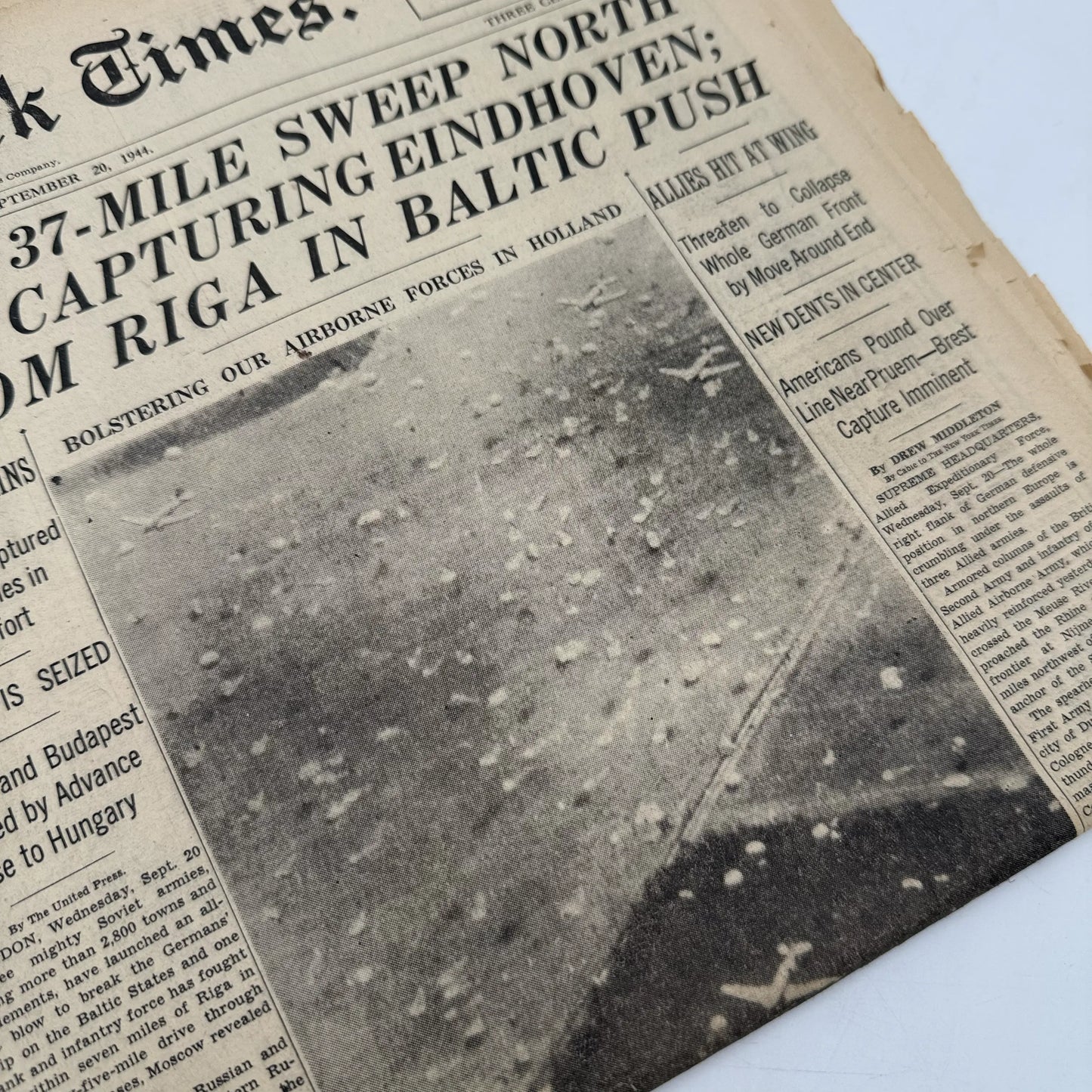 The New York Times coverage of WWII — September 1944 — Offered individually
