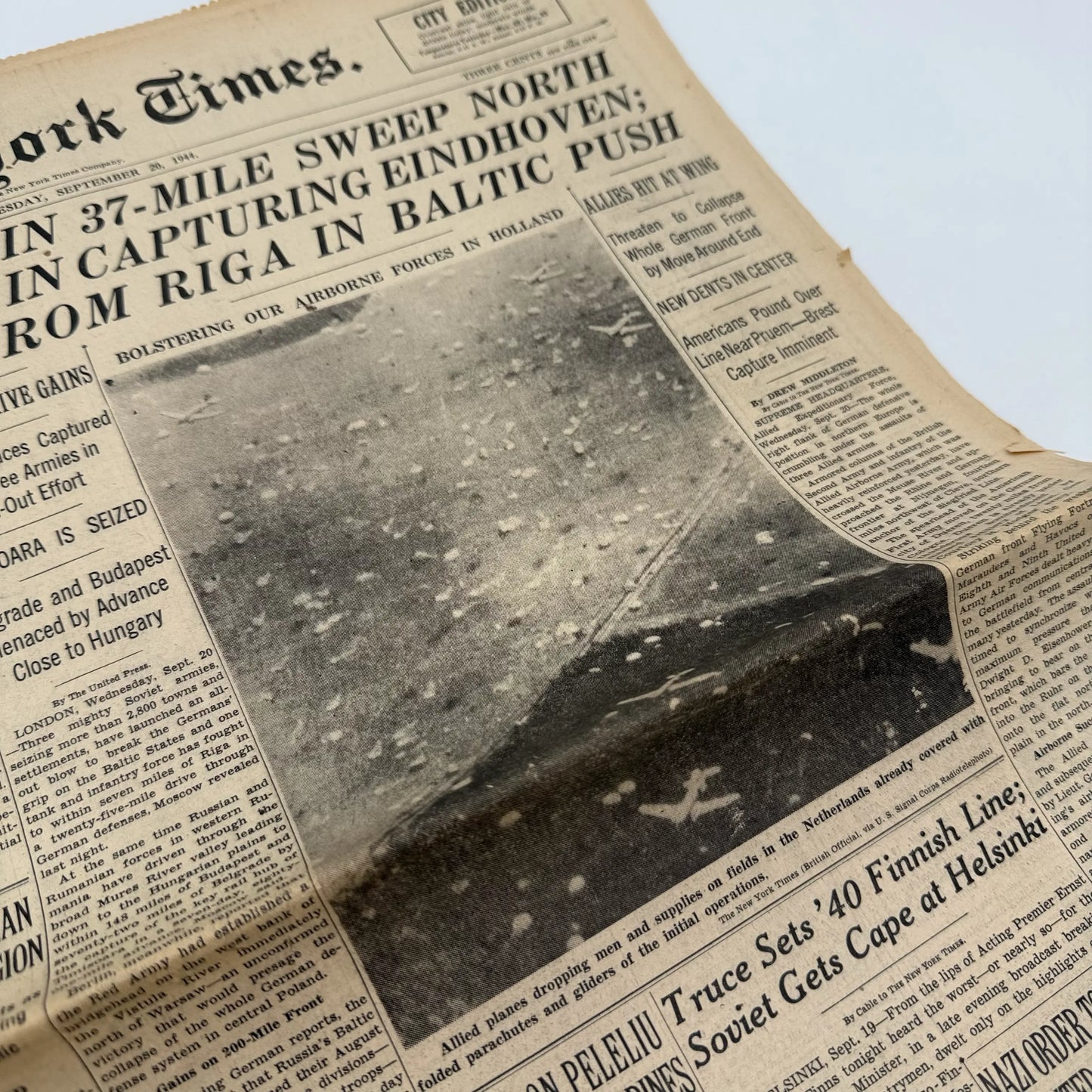 The New York Times coverage of WWII — September 1944 — Offered individually