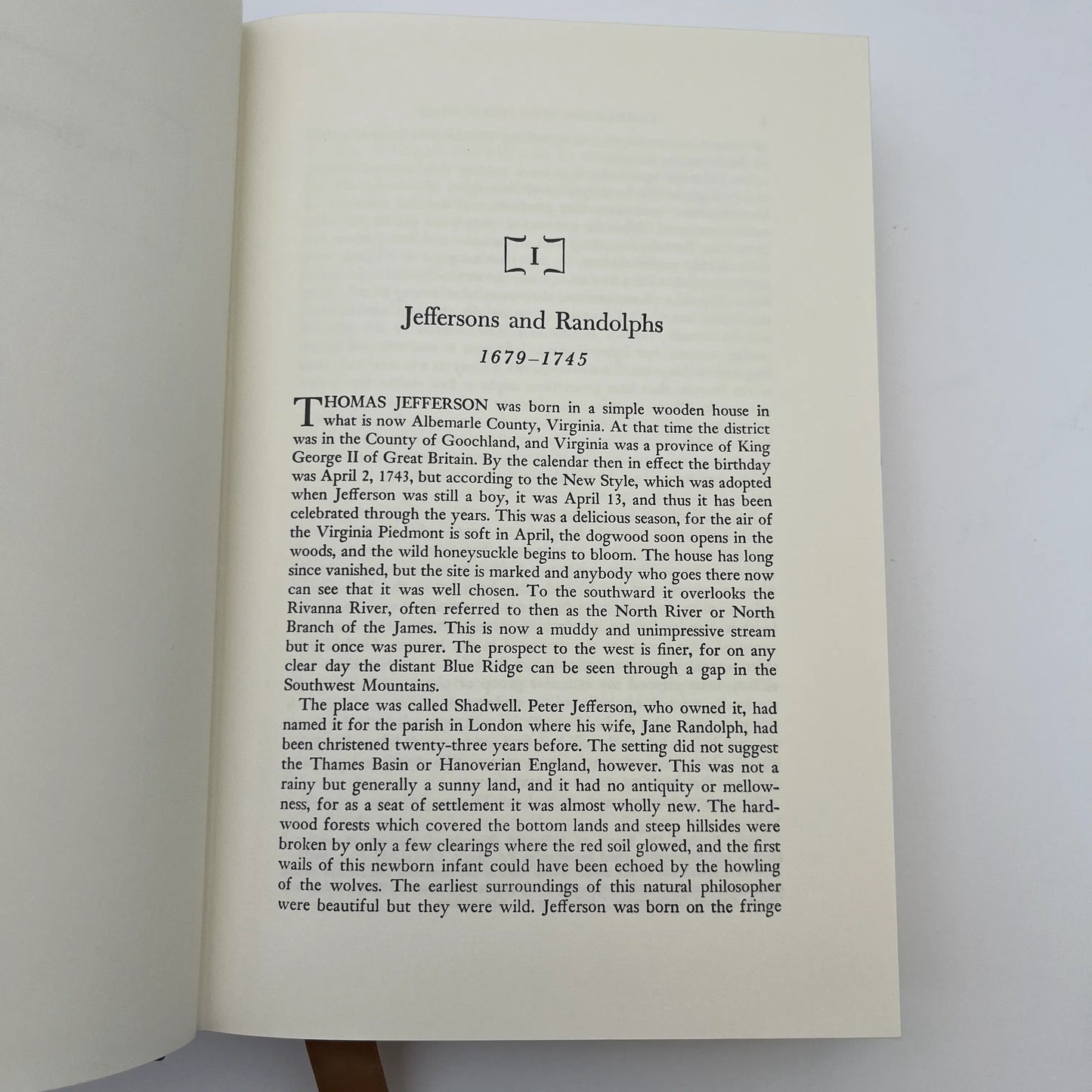 "Jefferson and His Time" — Dumas Malone — Volumes I and II