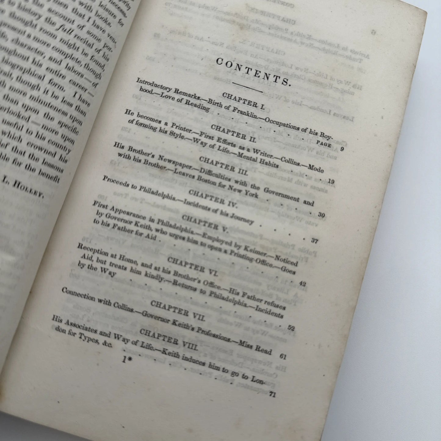 "The Life of Benjamin Franklin" by O.L. Holley — 1848