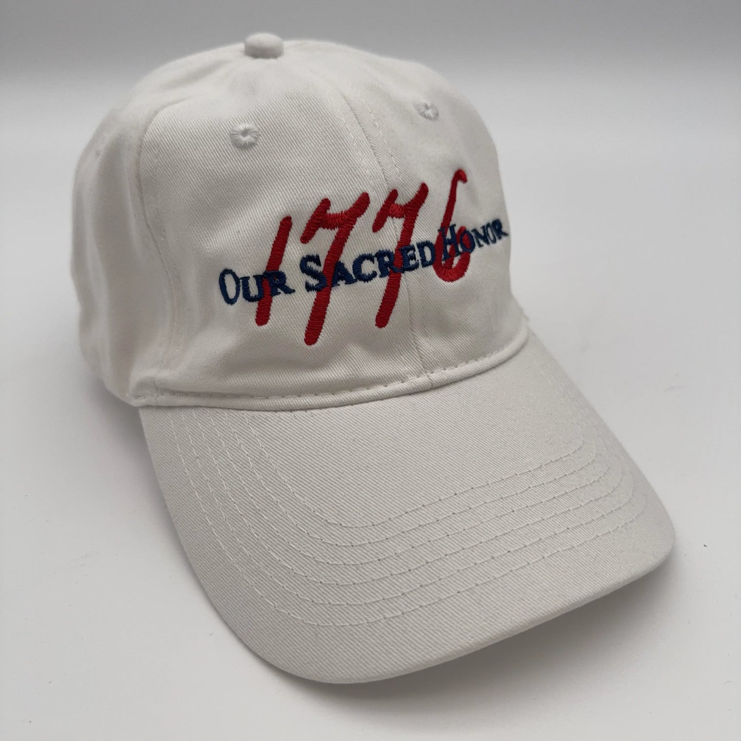 Embroidered "Our Sacred Honor" Declaration of Independence 1776 cap