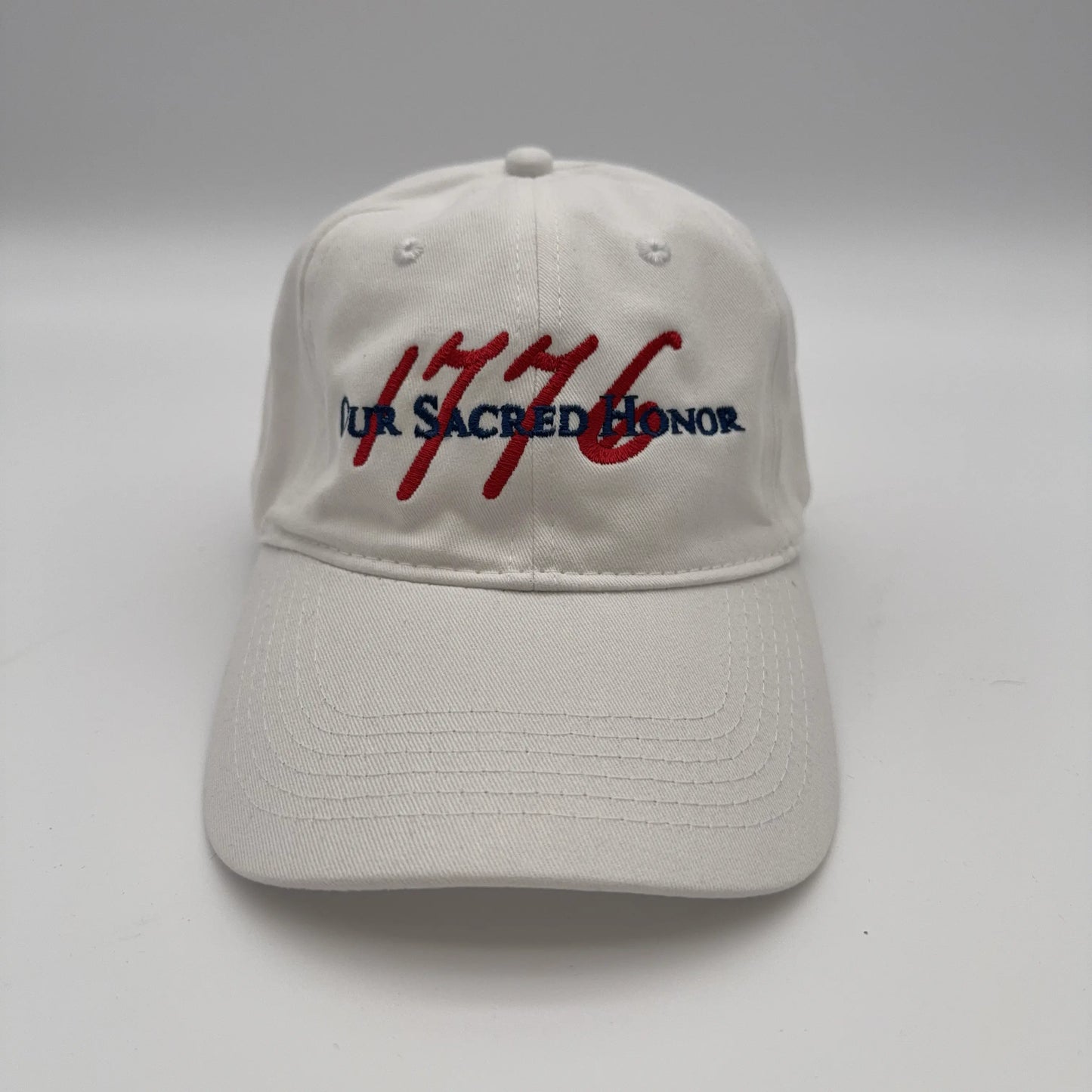 Embroidered "Our Sacred Honor" Declaration of Independence 1776 cap