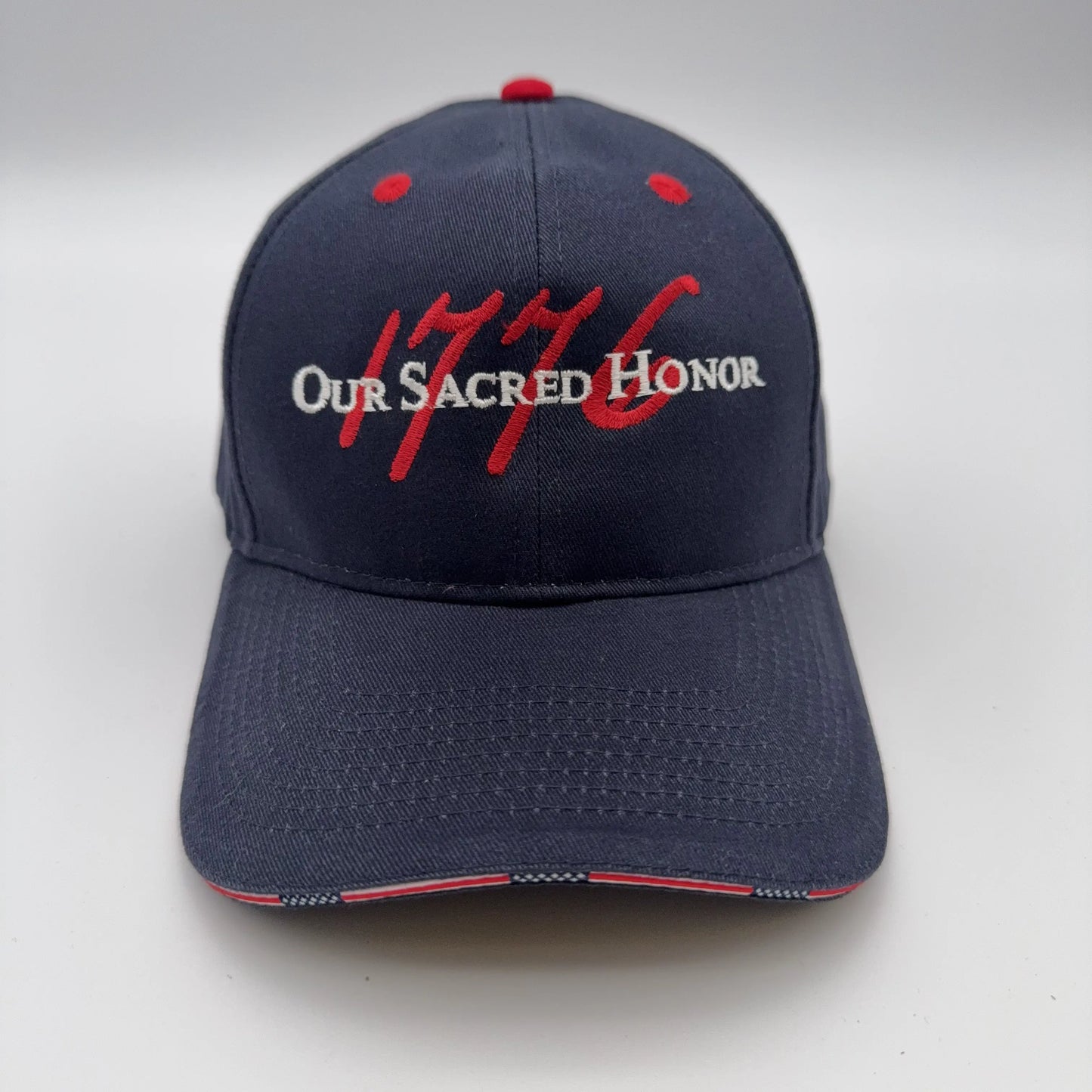 Embroidered "Our Sacred Honor" Declaration of Independence 1776 cap